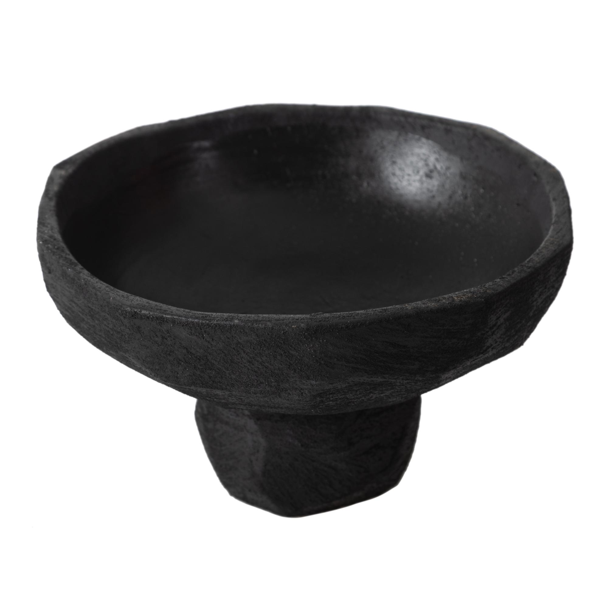 BLACK STONE DEKORATİF SUNUMLUK 23X23X14 CM