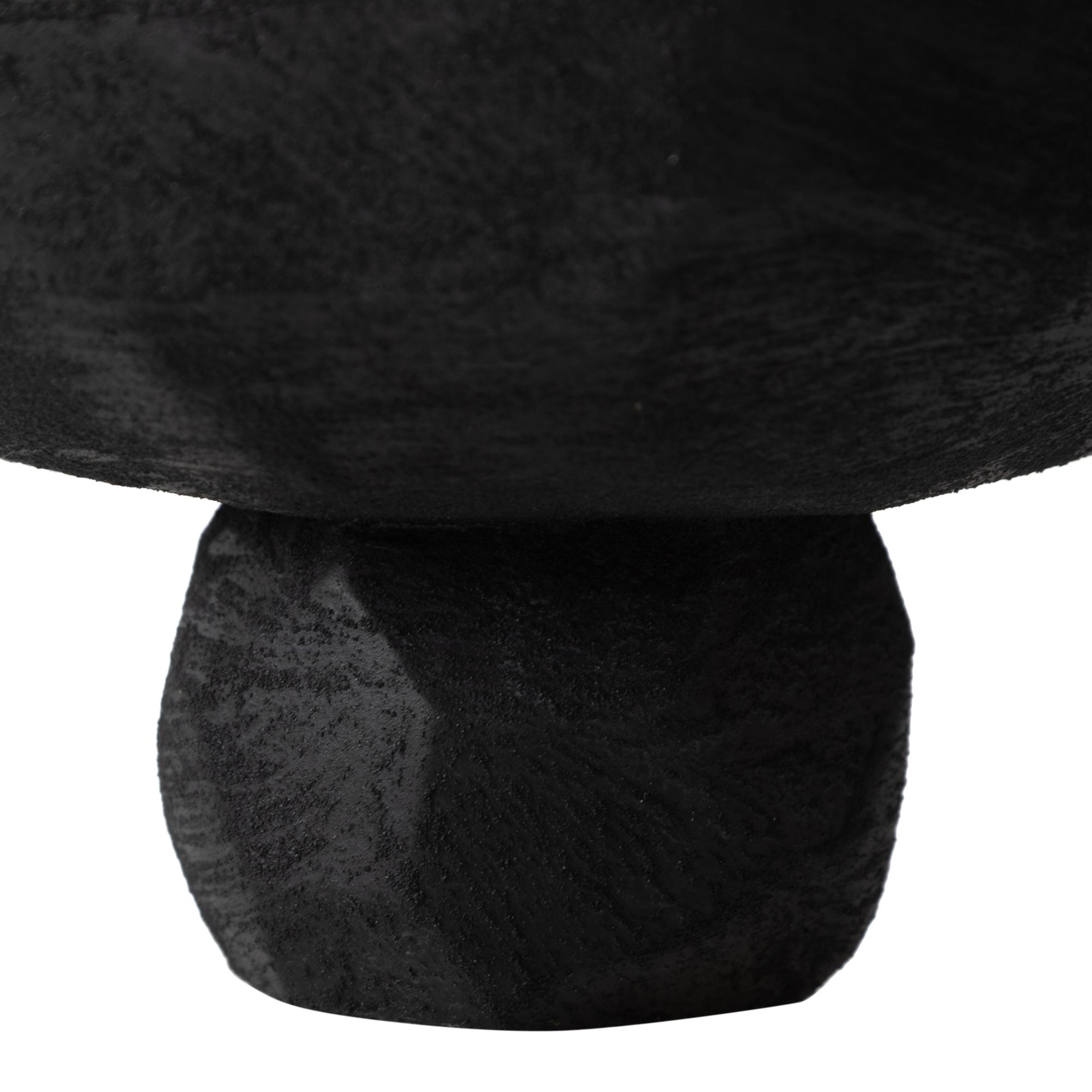 BLACK STONE DEKORATİF SUNUMLUK  23X23X14 CM