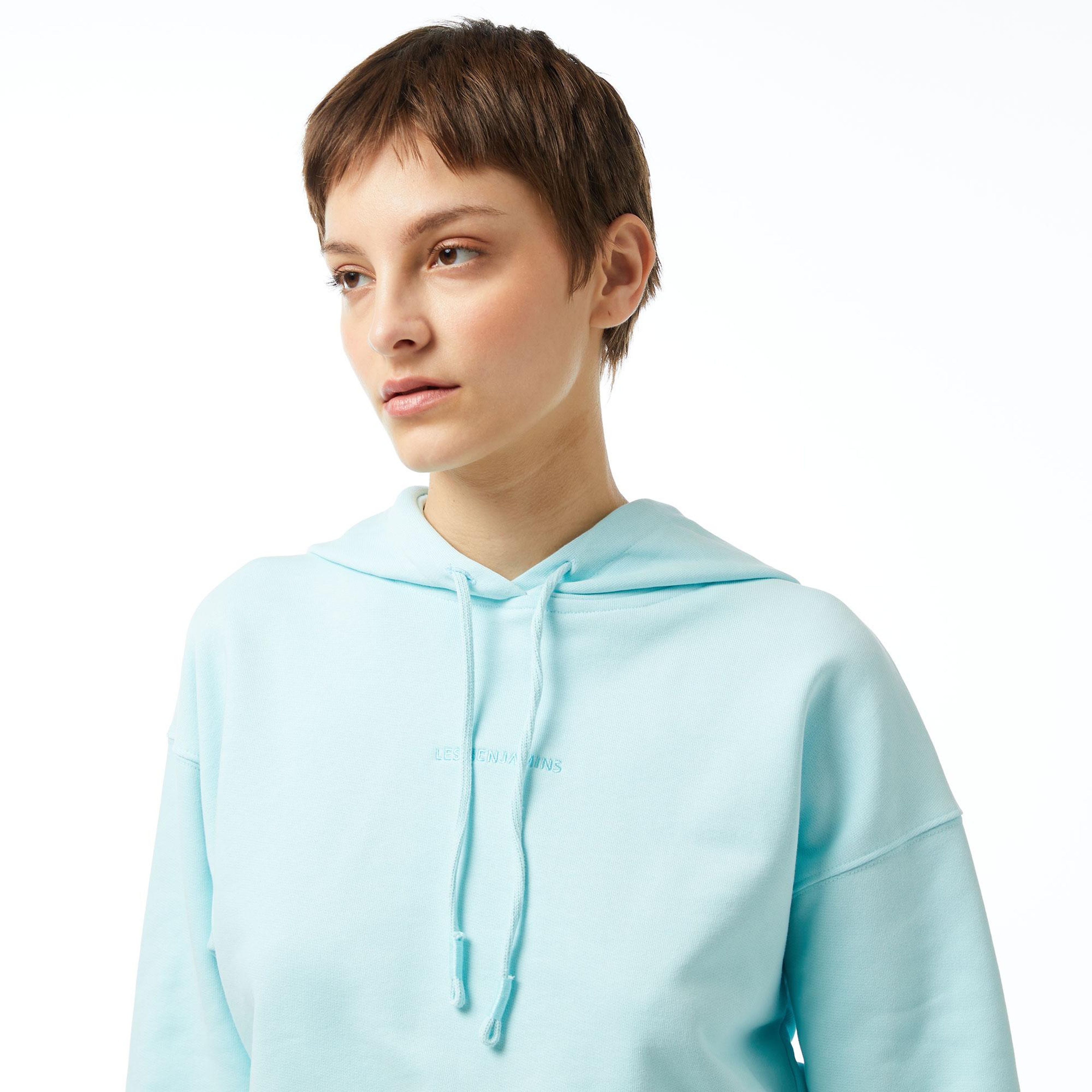 Les Benjamins Mavi Kadın Sweatshirt