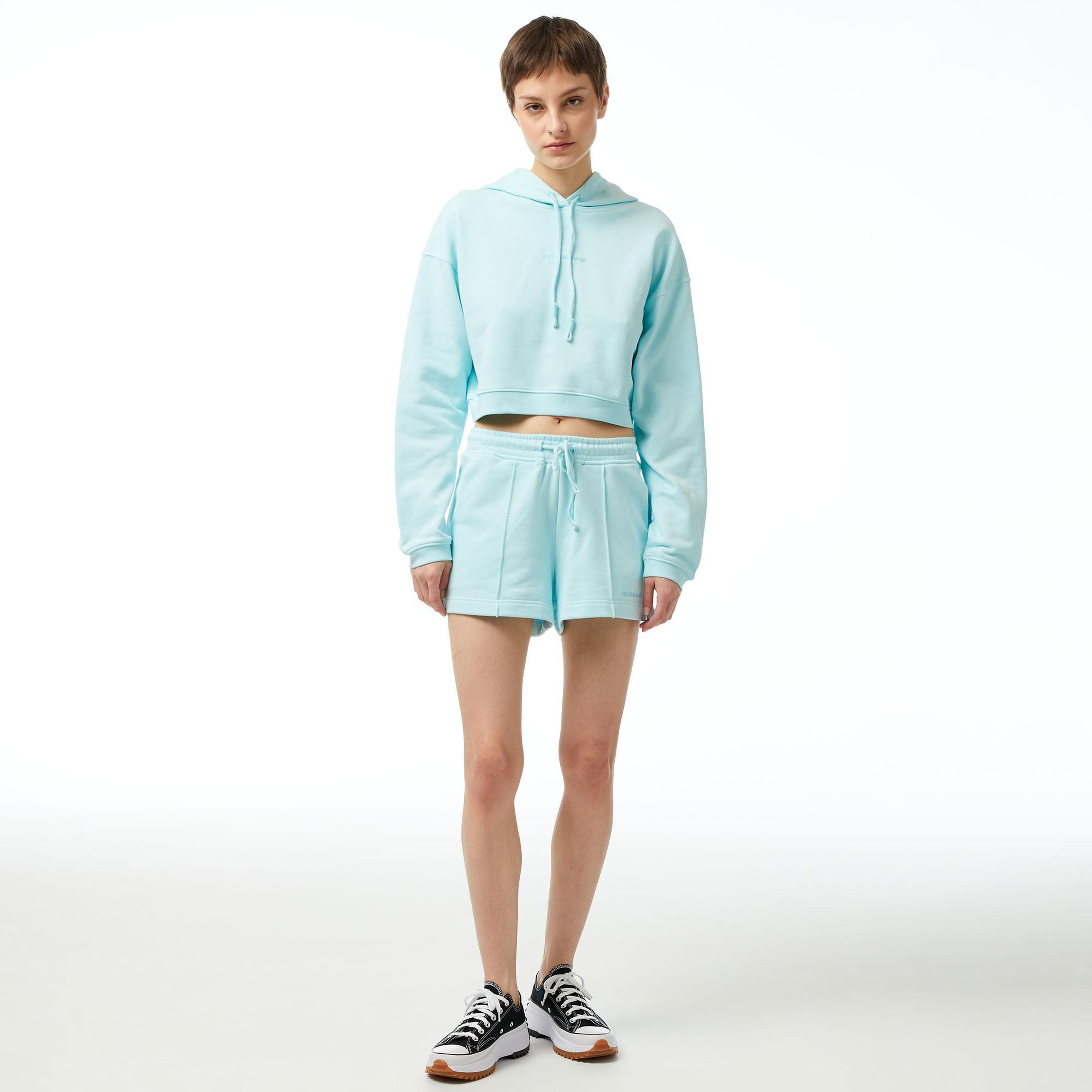 Les Benjamins Mavi Kadın Sweatshirt