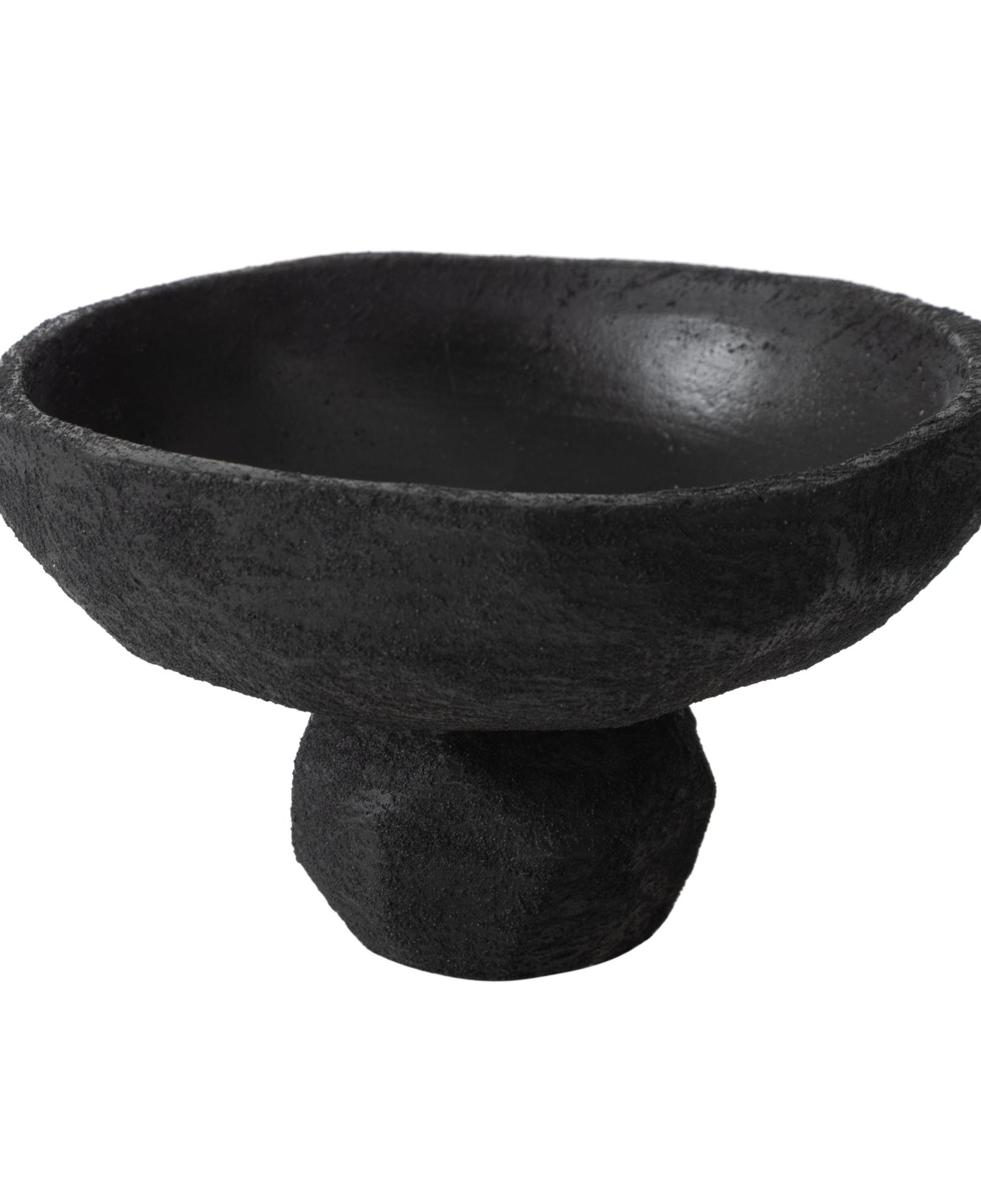 BLACK STONE DEKORATİF SUNUMLUK 18X18X10 CM