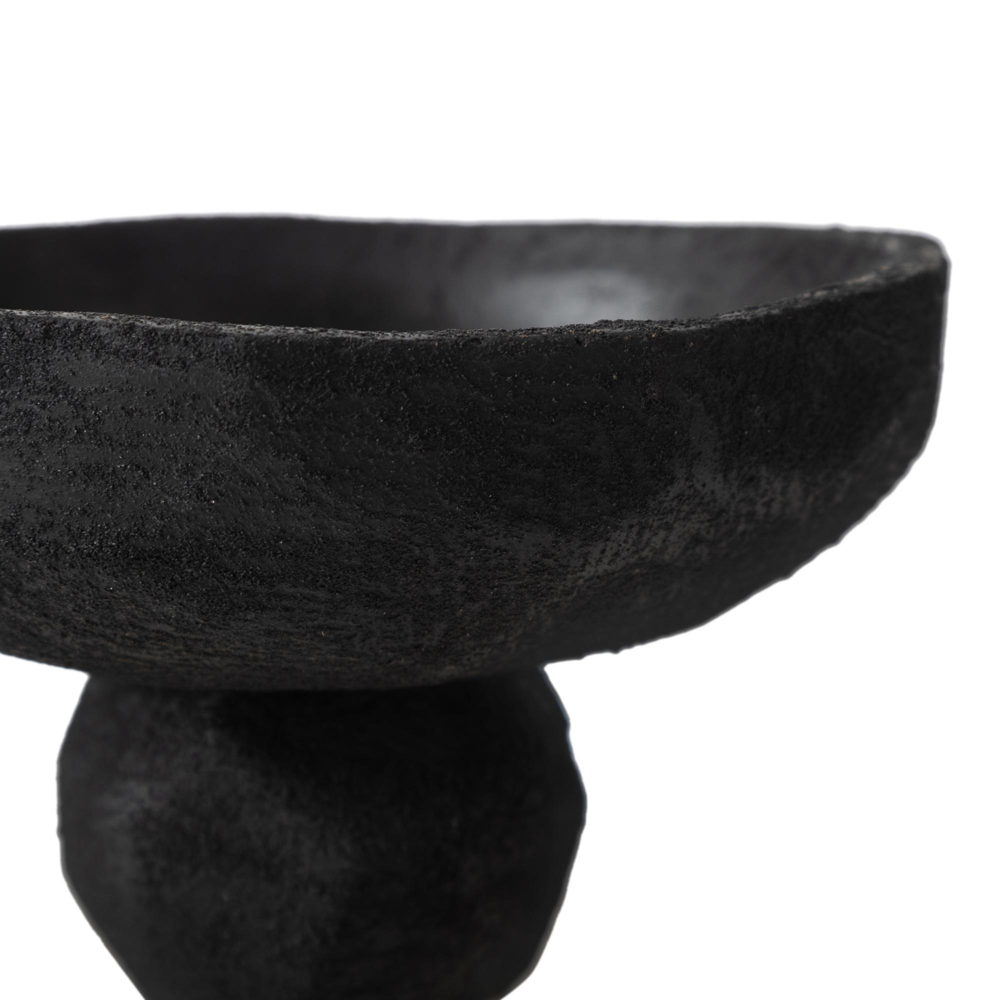 BLACK STONE DEKORATİF SUNUMLUK 18X18X10 CM