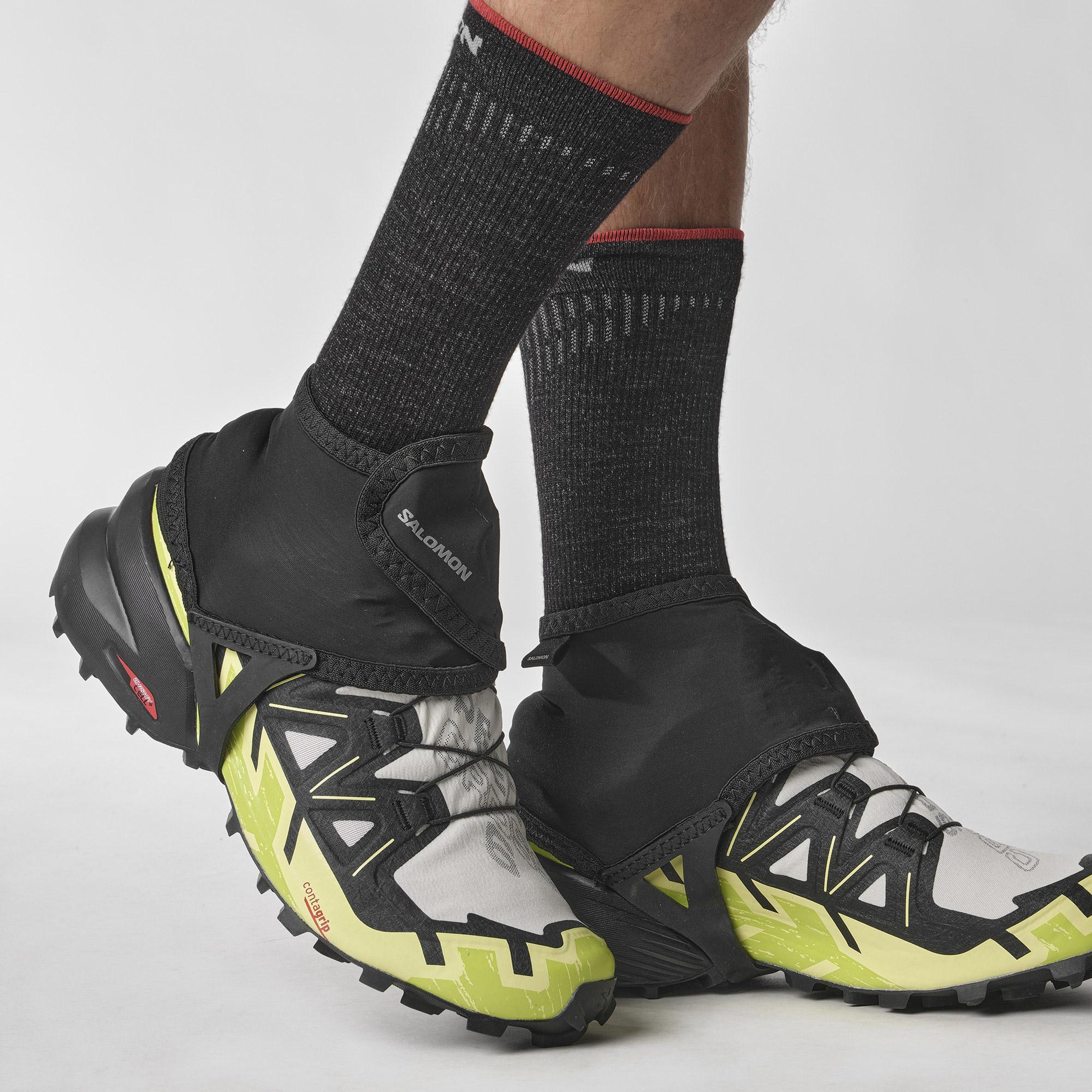 Salomon Trail Gaiters Low Unisex Siyah Tozluk