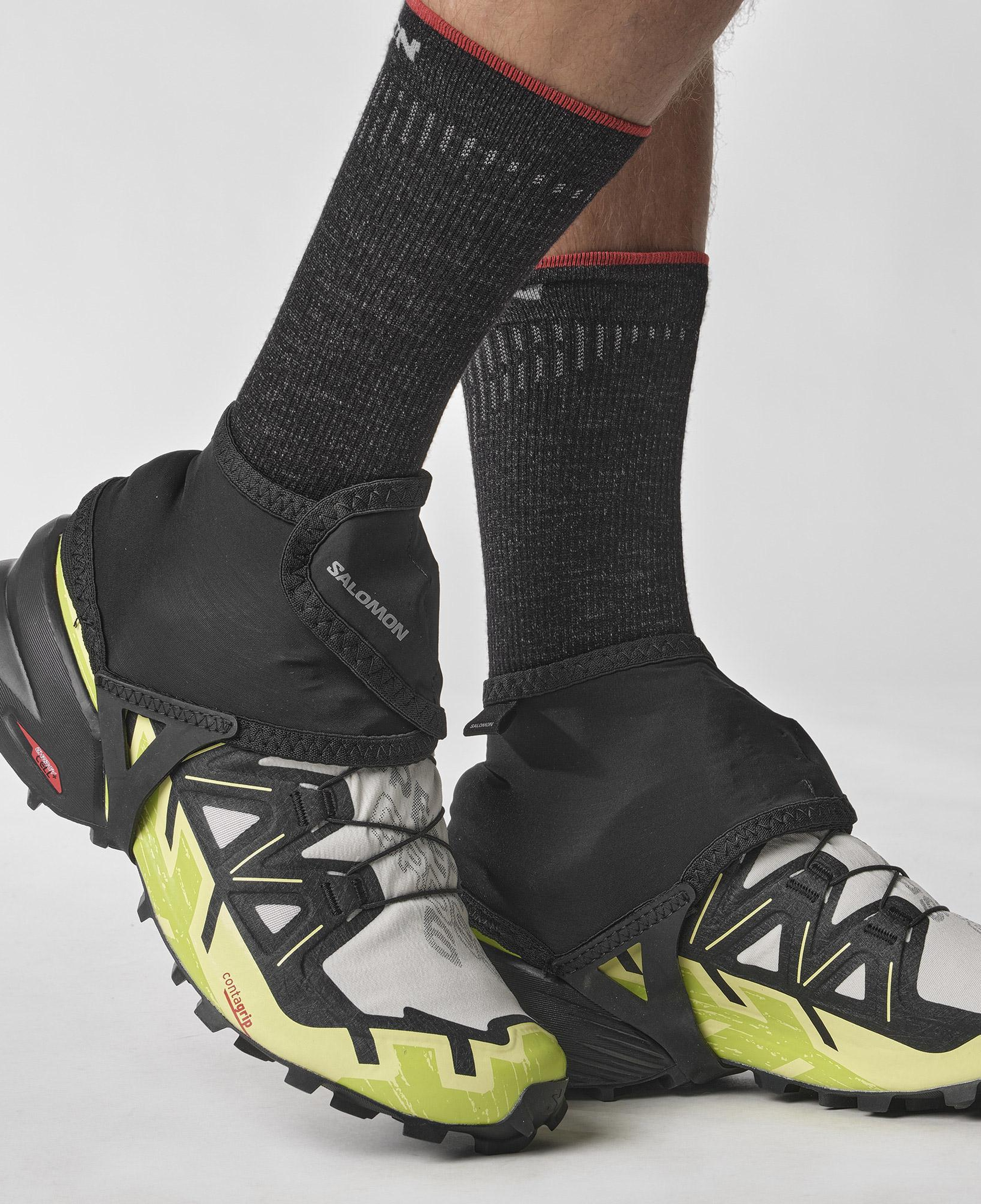 Salomon Trail Gaiters Low Unisex Siyah Tozluk