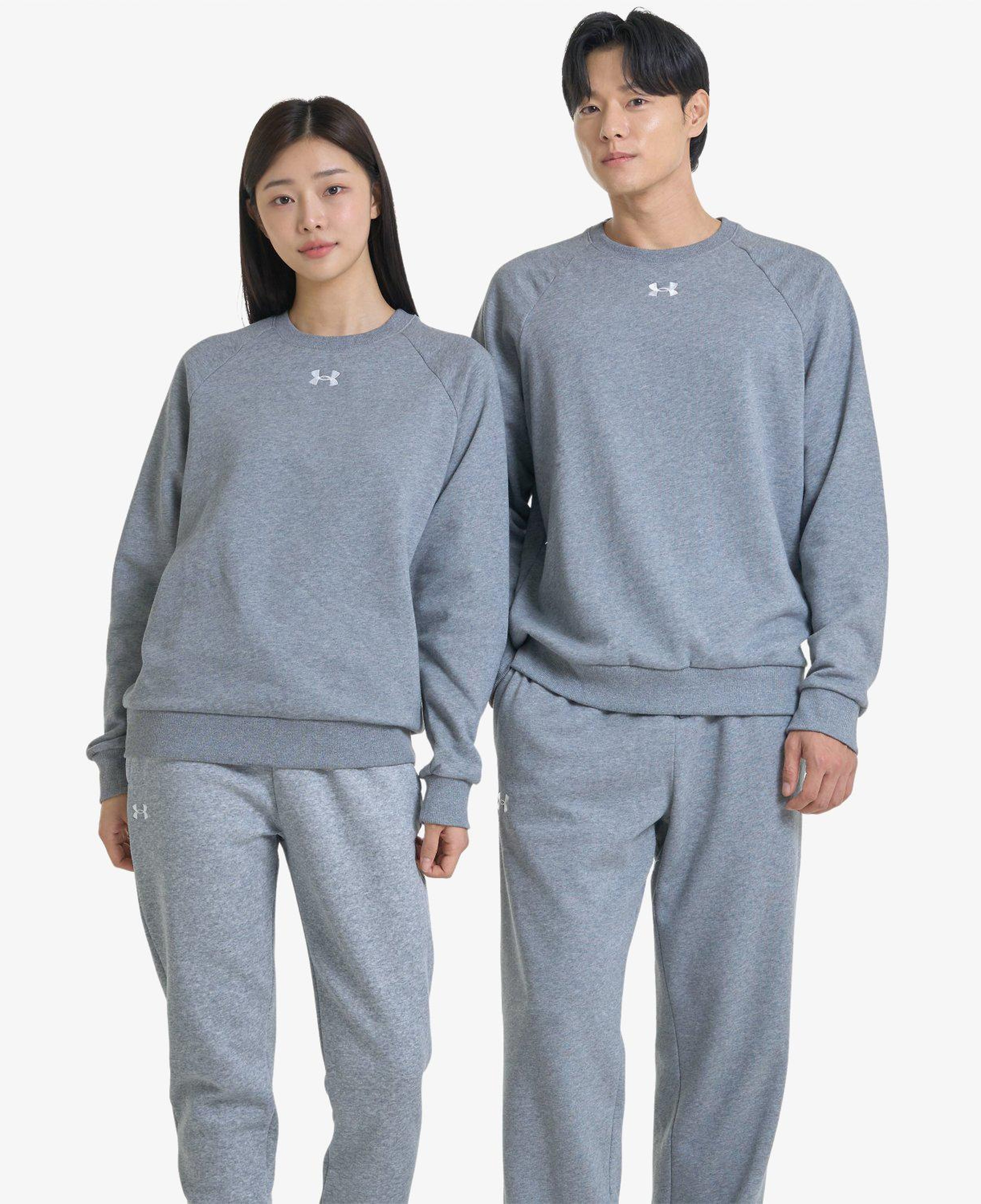 Under Armour Rival Fleece Unisex Gri Günlük Sweatshirt