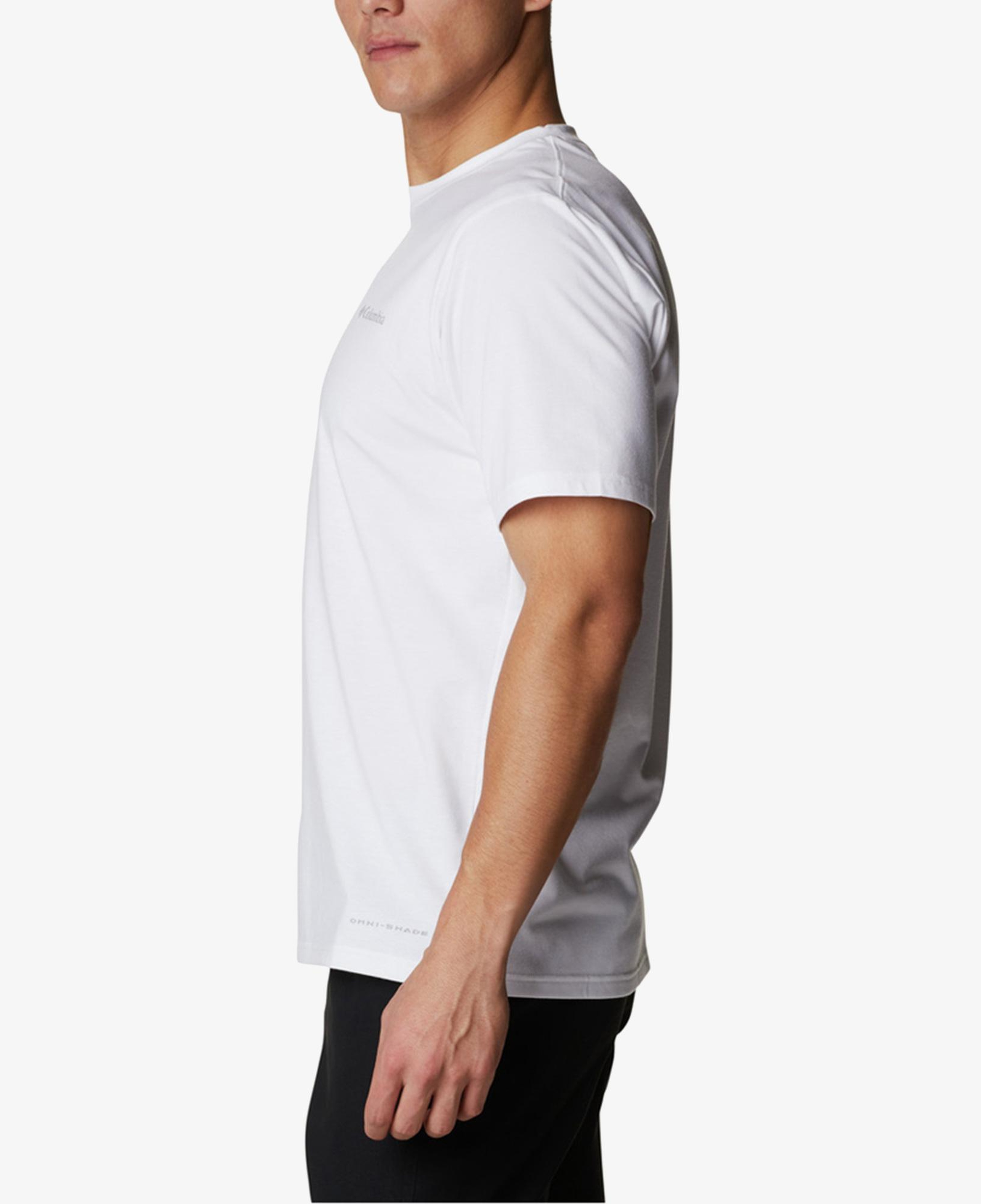 Columbia Sun Trek Sleeve Erkek Beyaz T-Shirt