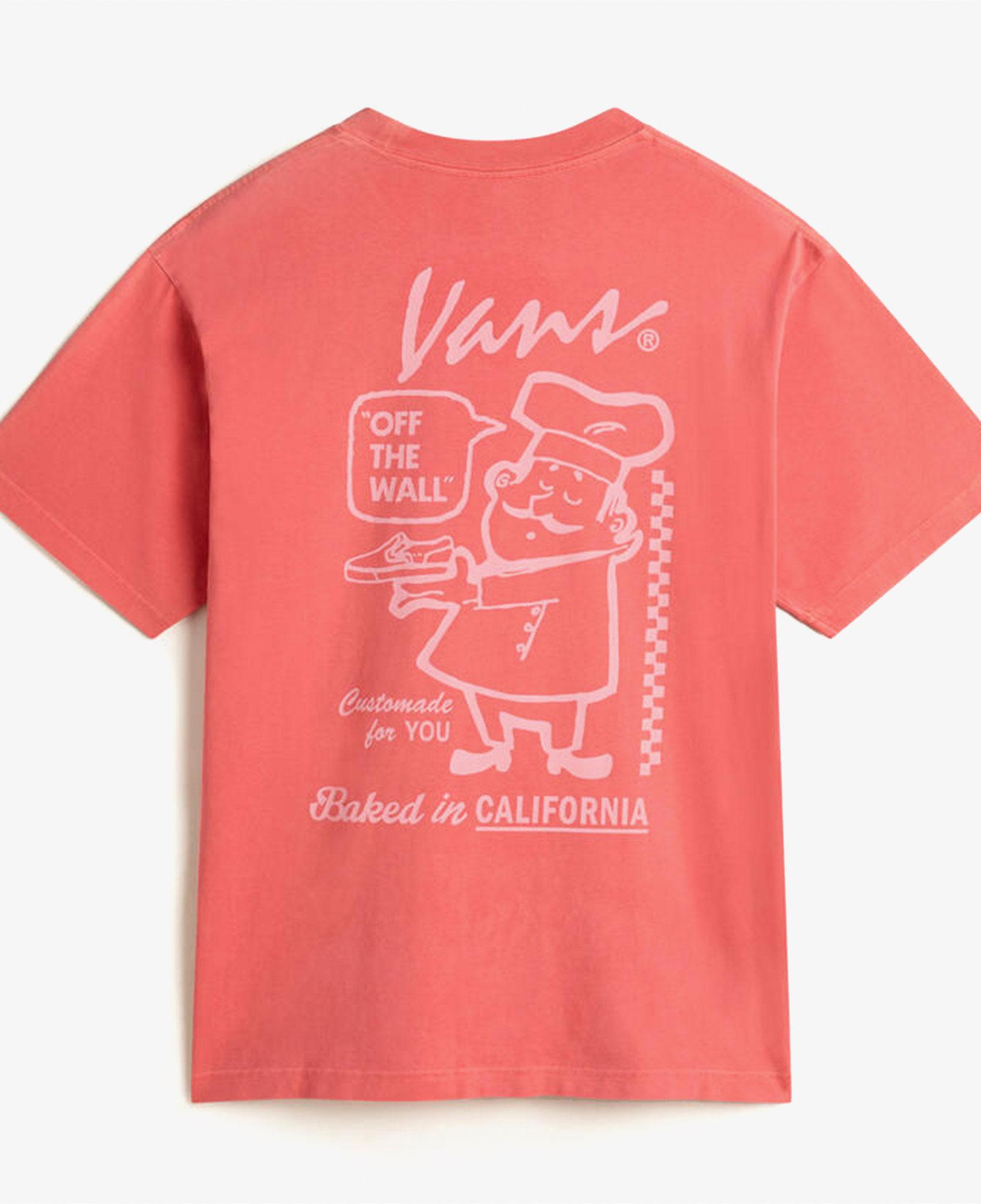 Vans 66 Baked in Loose Ss Erkek Pembe T-Shirt