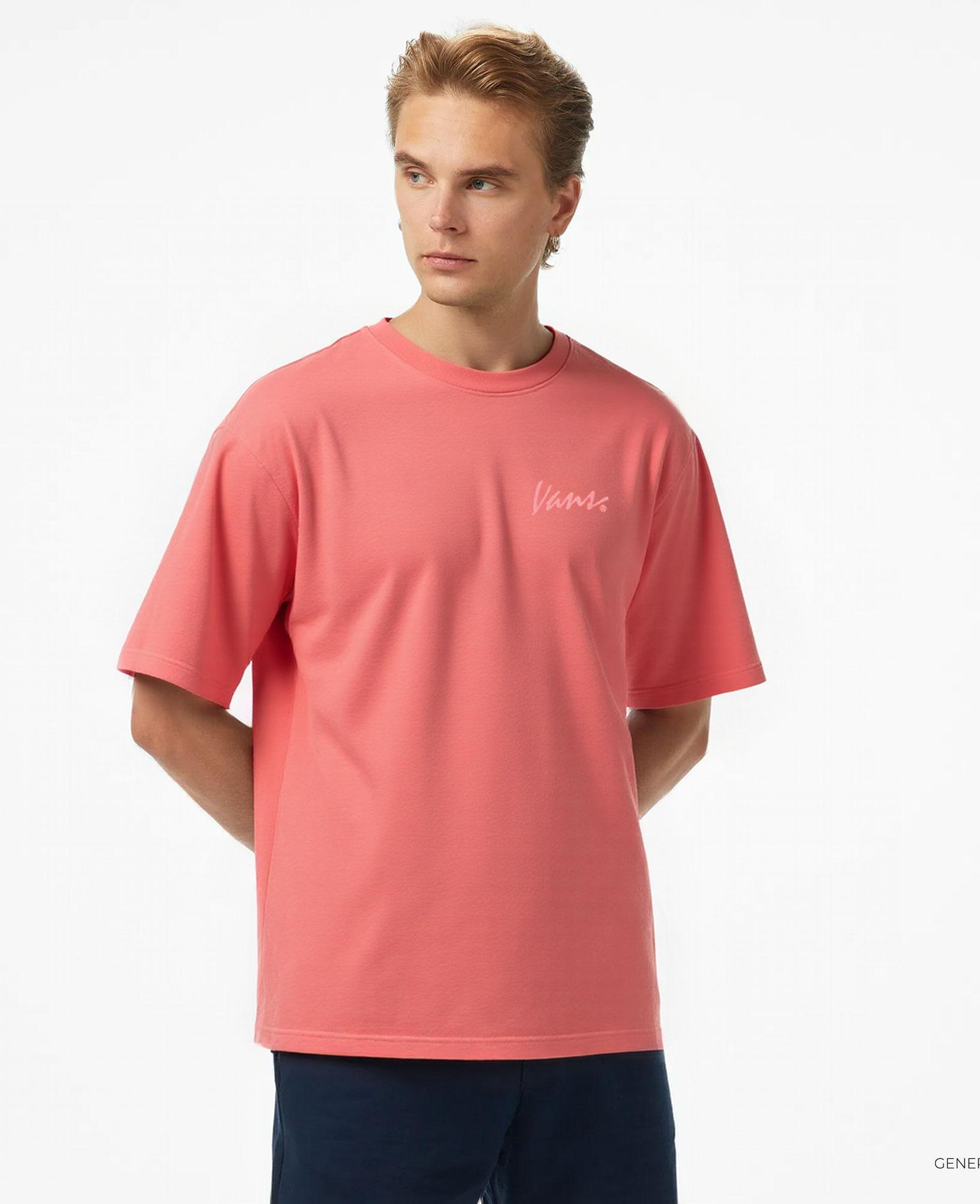 Vans 66 Baked in Loose Ss Erkek Pembe T-Shirt