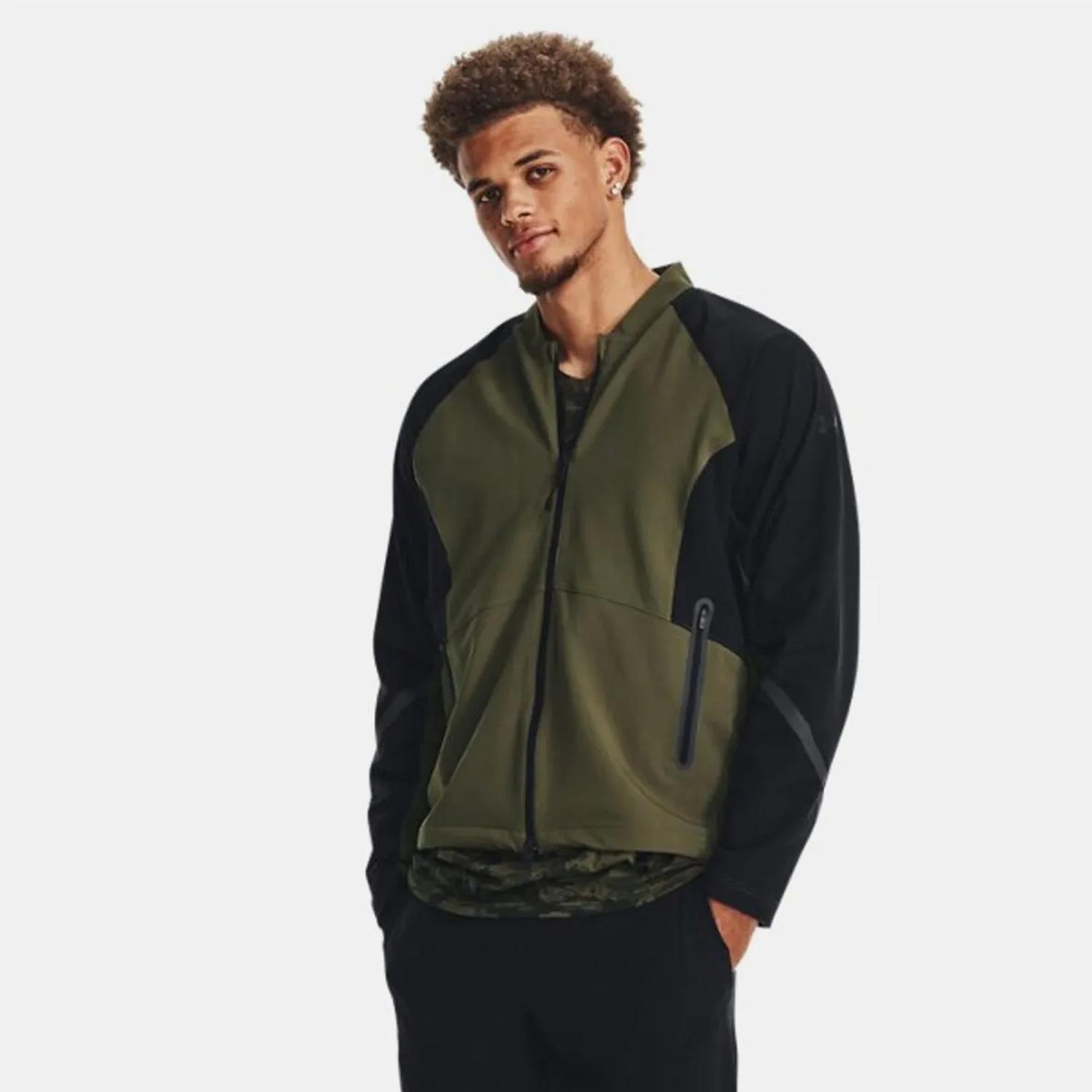 Under Armour Unstoppable Erkek Yeşil Mont