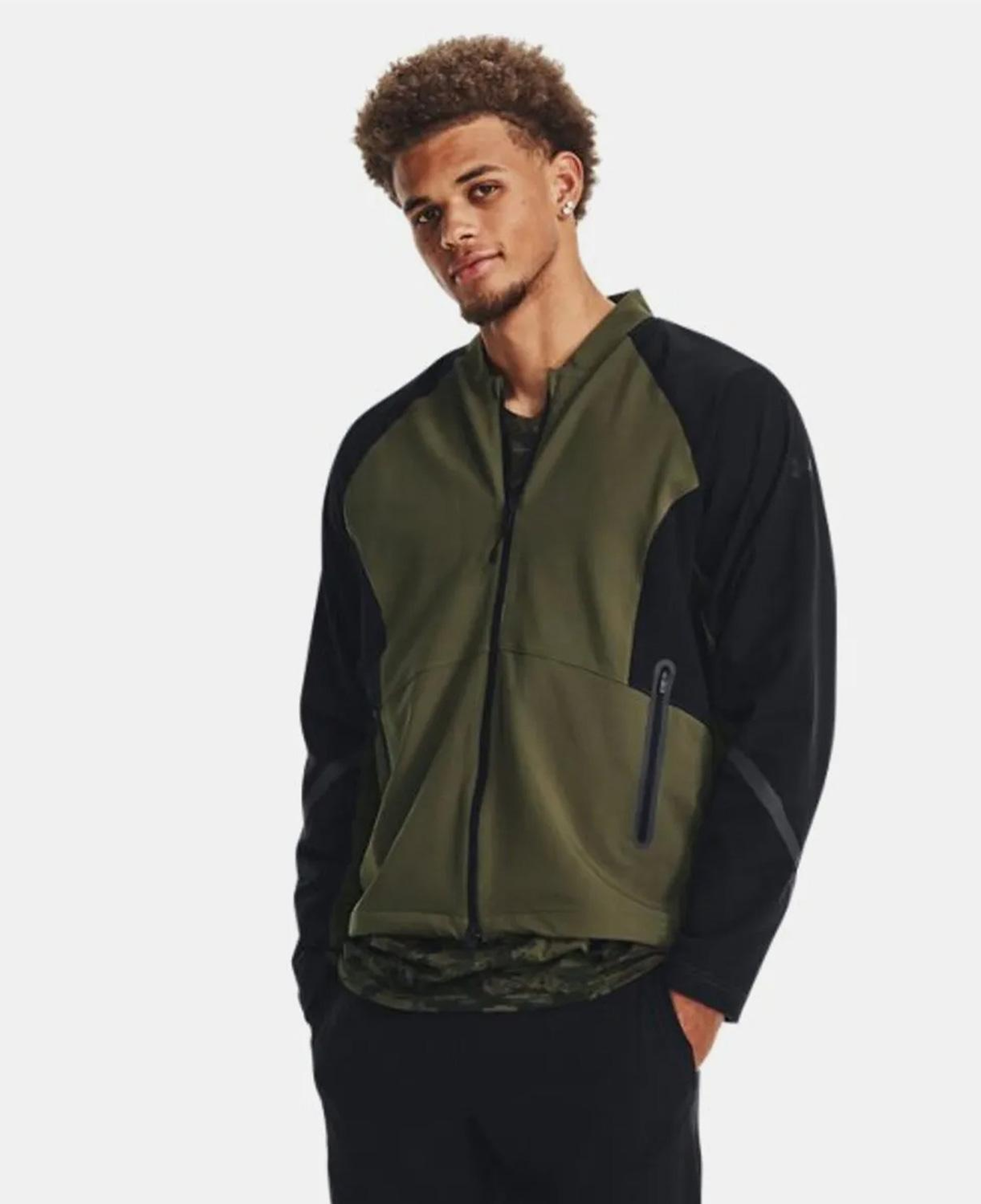 Under Armour Unstoppable Erkek Yeşil Mont