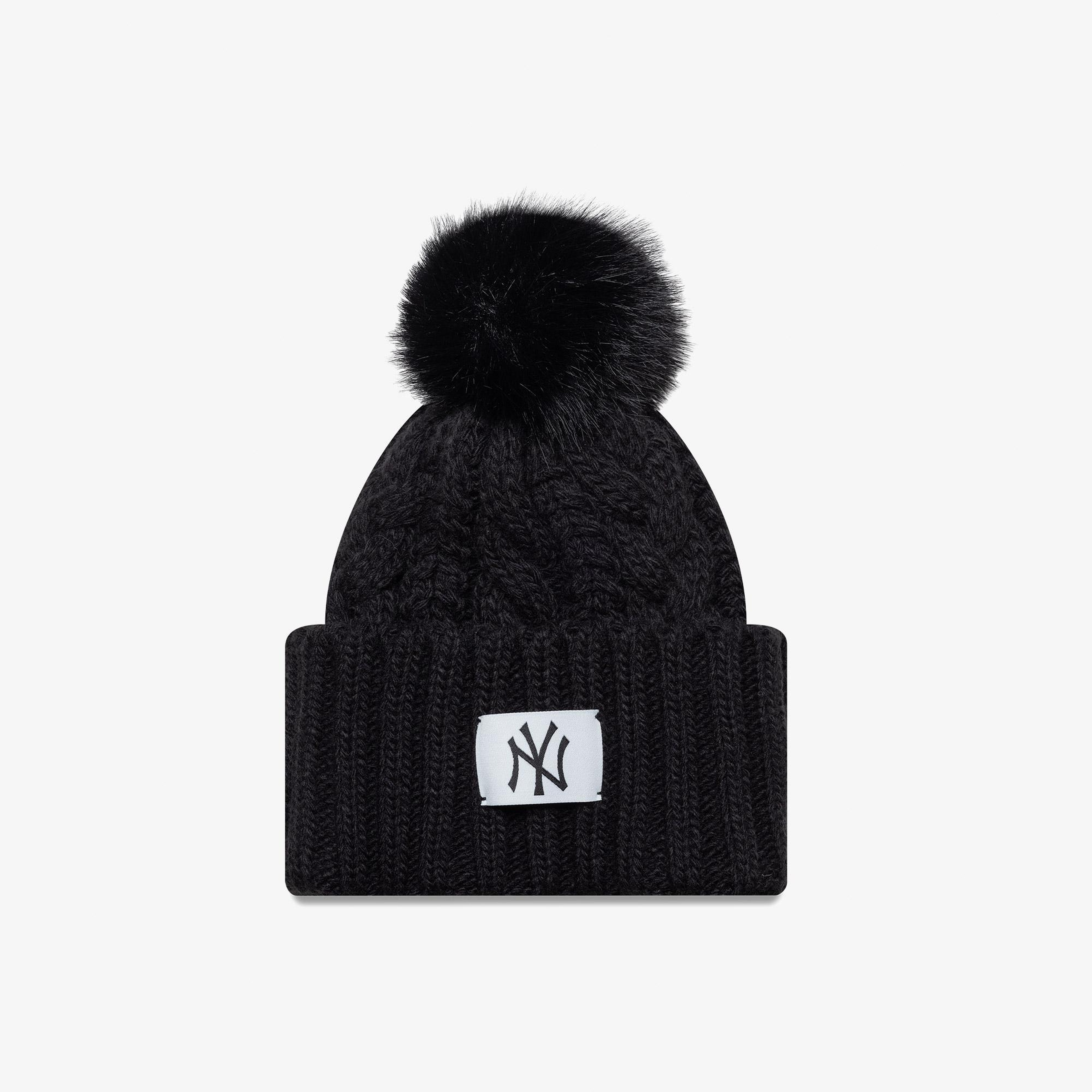 New Era New York Yankees MLB Kadın Siyah Bere