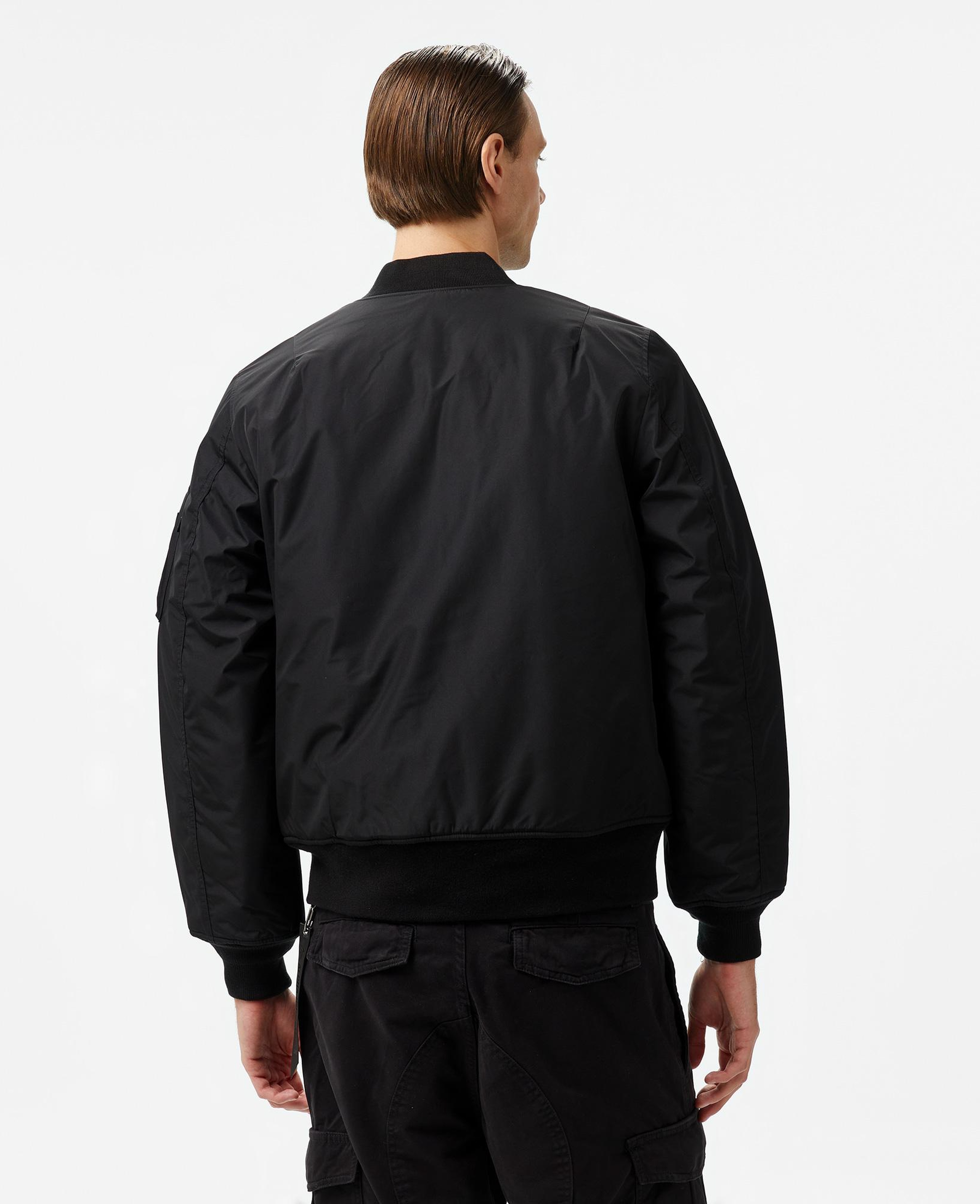 Alpha Industries  Reversible Onion Quilted Ma-1 Flight Unisex Siyah Ceket