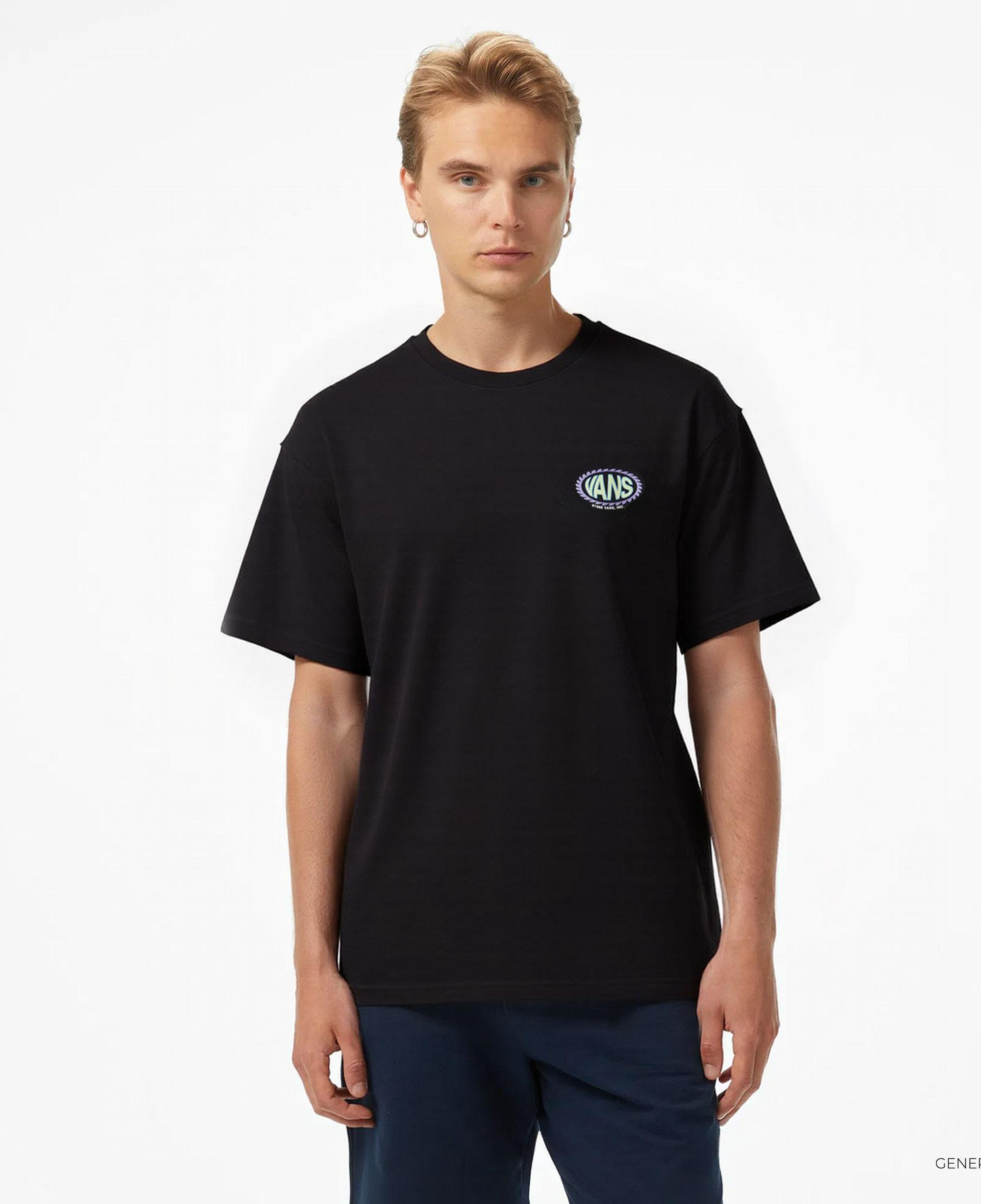 Vans Road Stop Ss Erkek Siyah T-Shirt