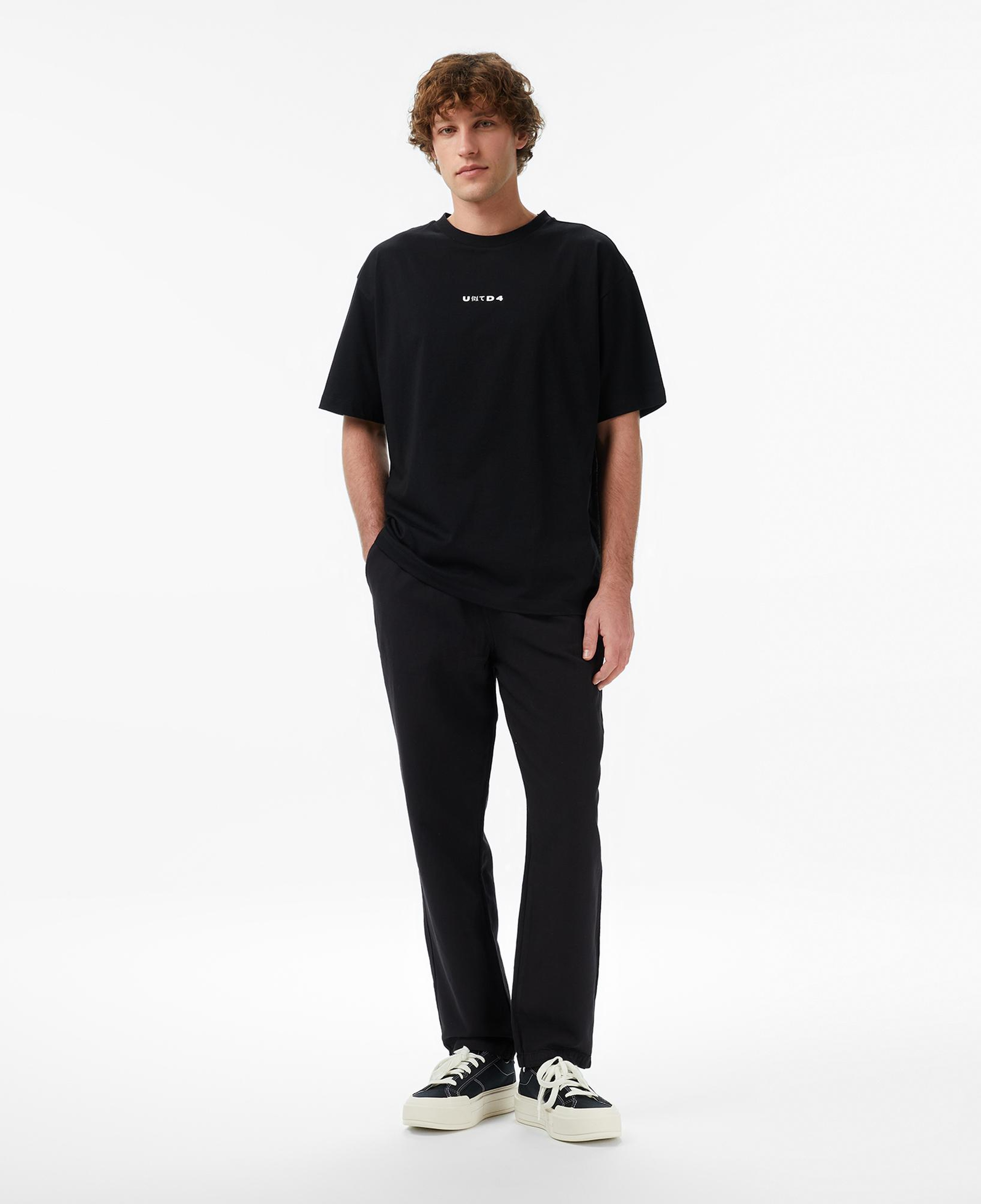 UNITED4 Regular Fit Erkek Siyah Pantolon