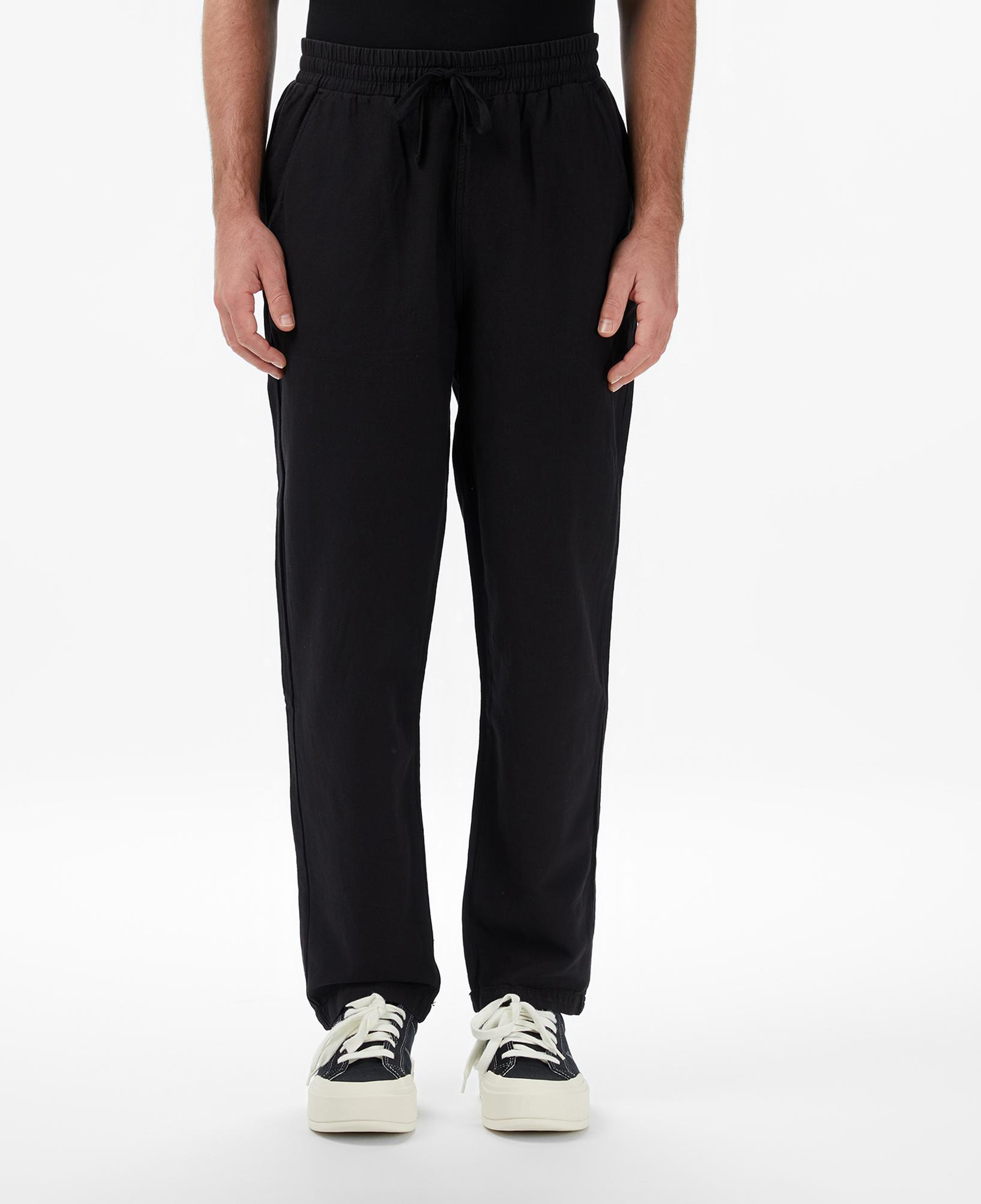 UNITED4 Regular Fit Erkek Siyah Pantolon