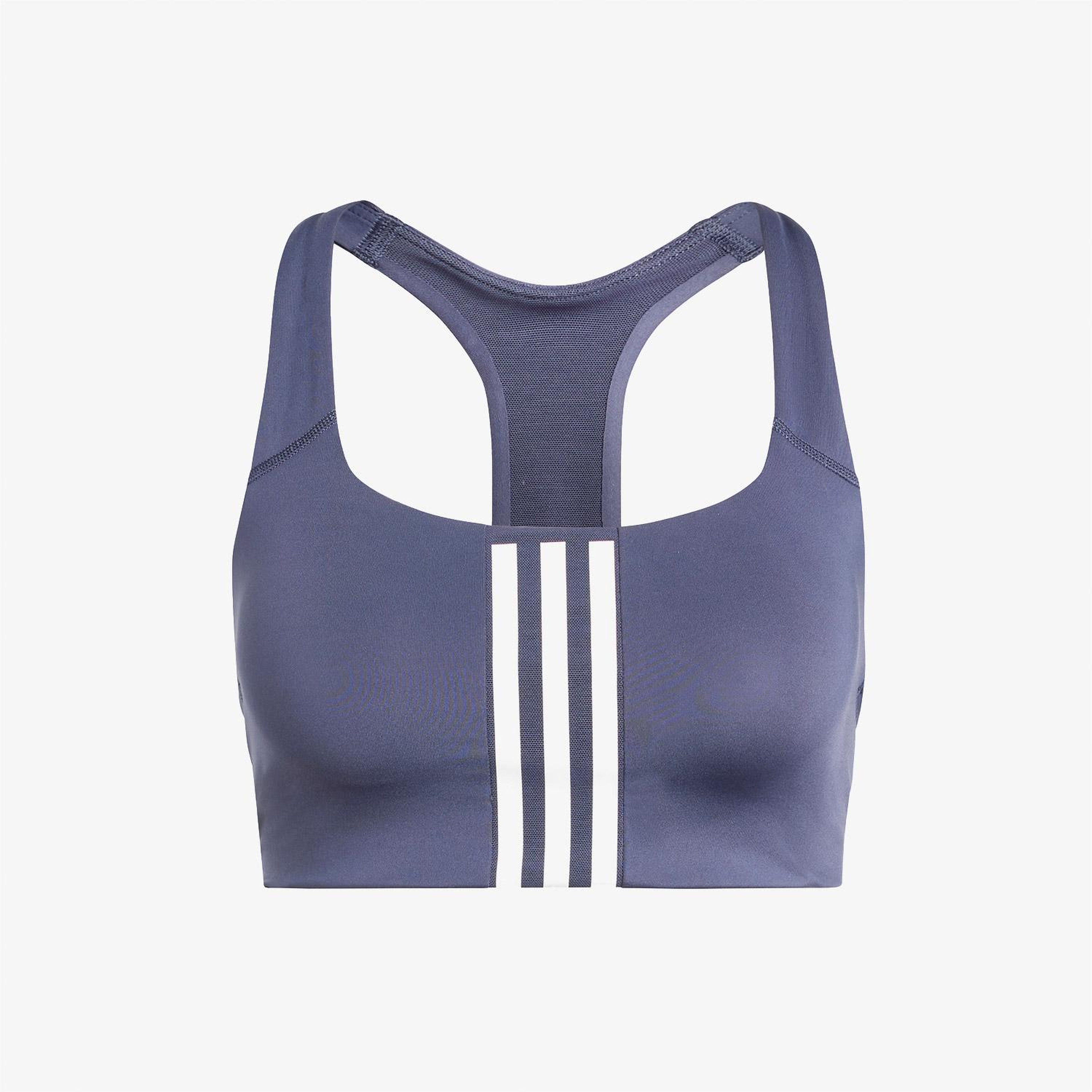 adidas Powerimpact Training Medium Support Kadın Mor Antrenman Bra