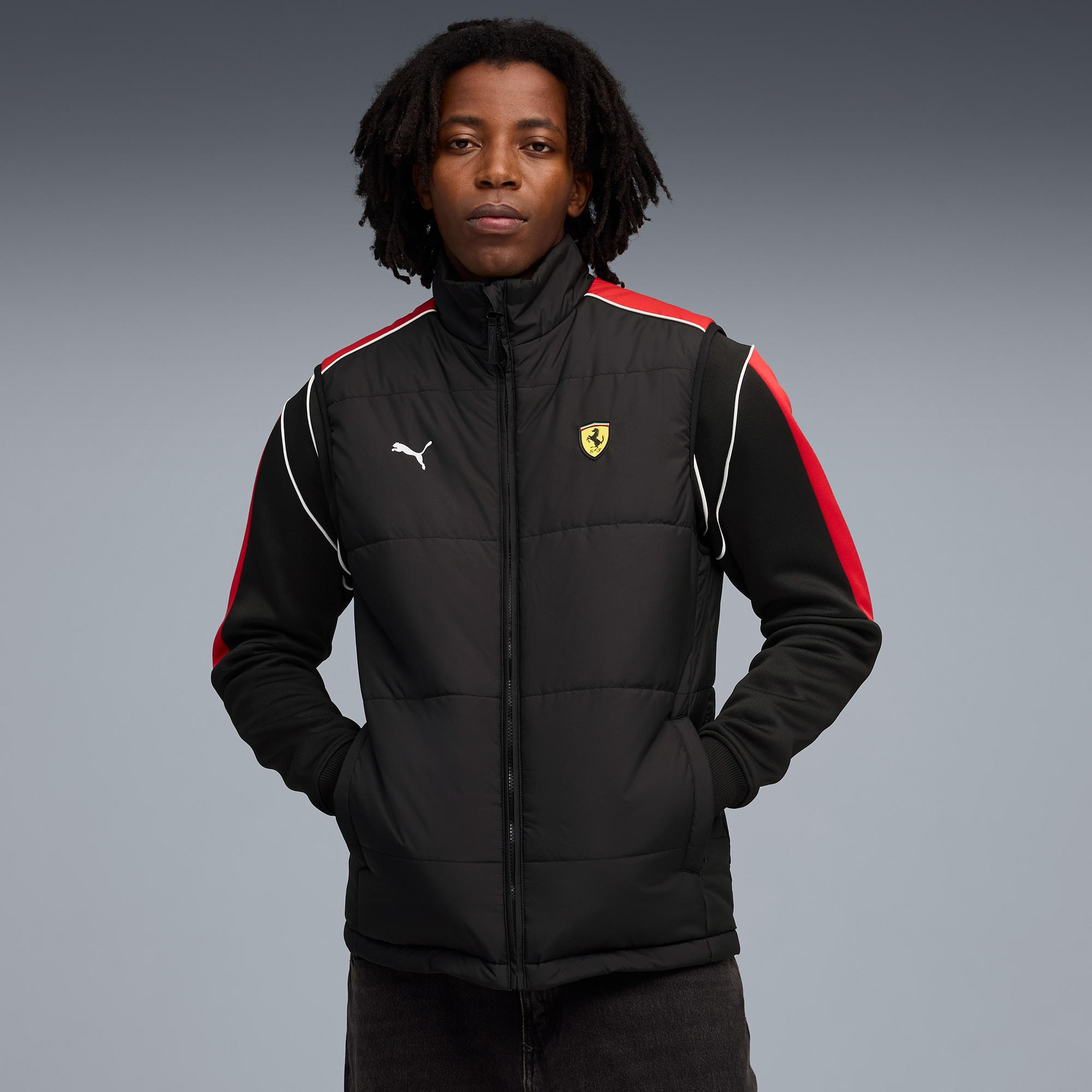 Puma Scuderia Ferrari MT7 Padded Siyah Yelek