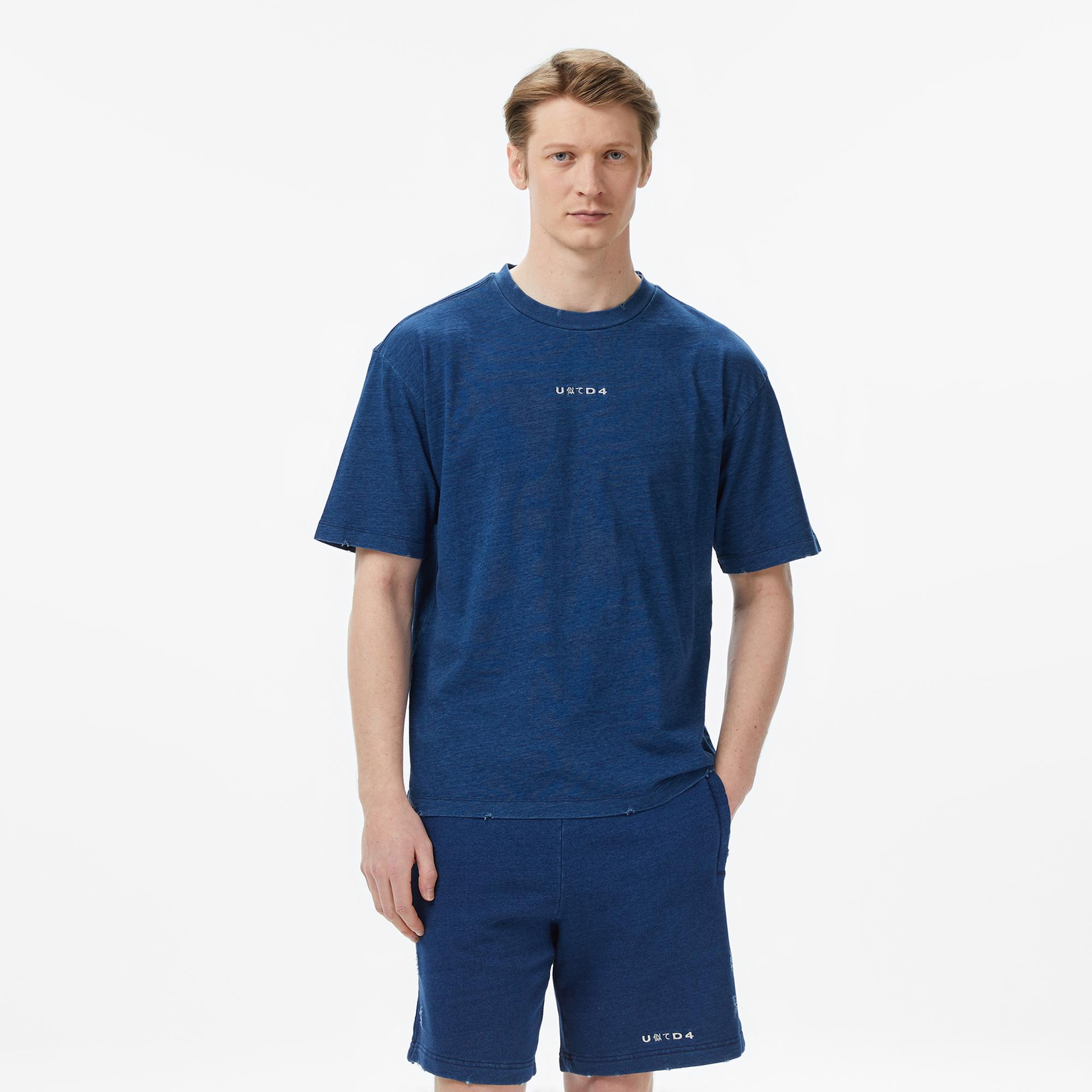 UNITED4 Regular Fit Erkek Lacivert T-Shirt