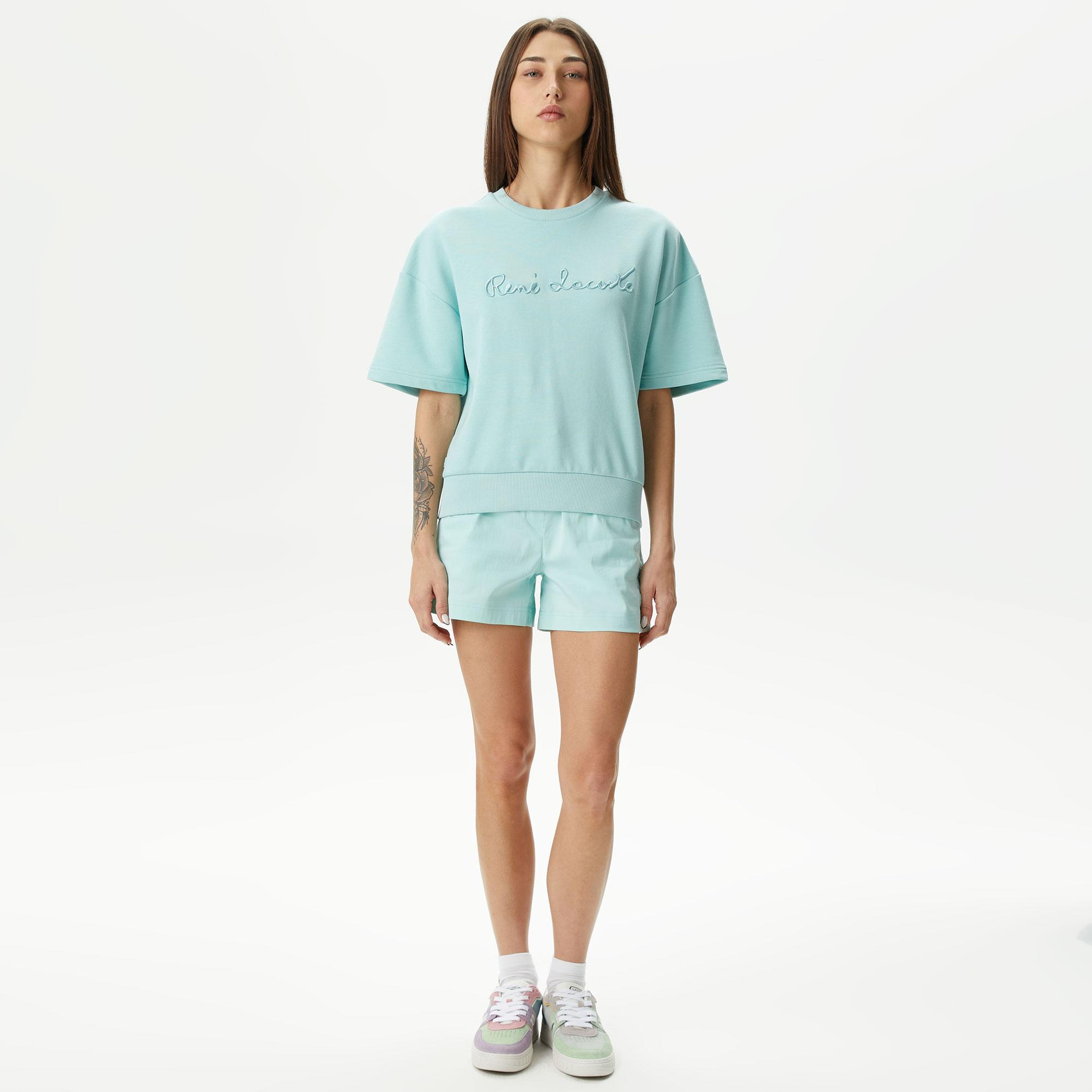 Kadın Regular Fit Yeşil Şort