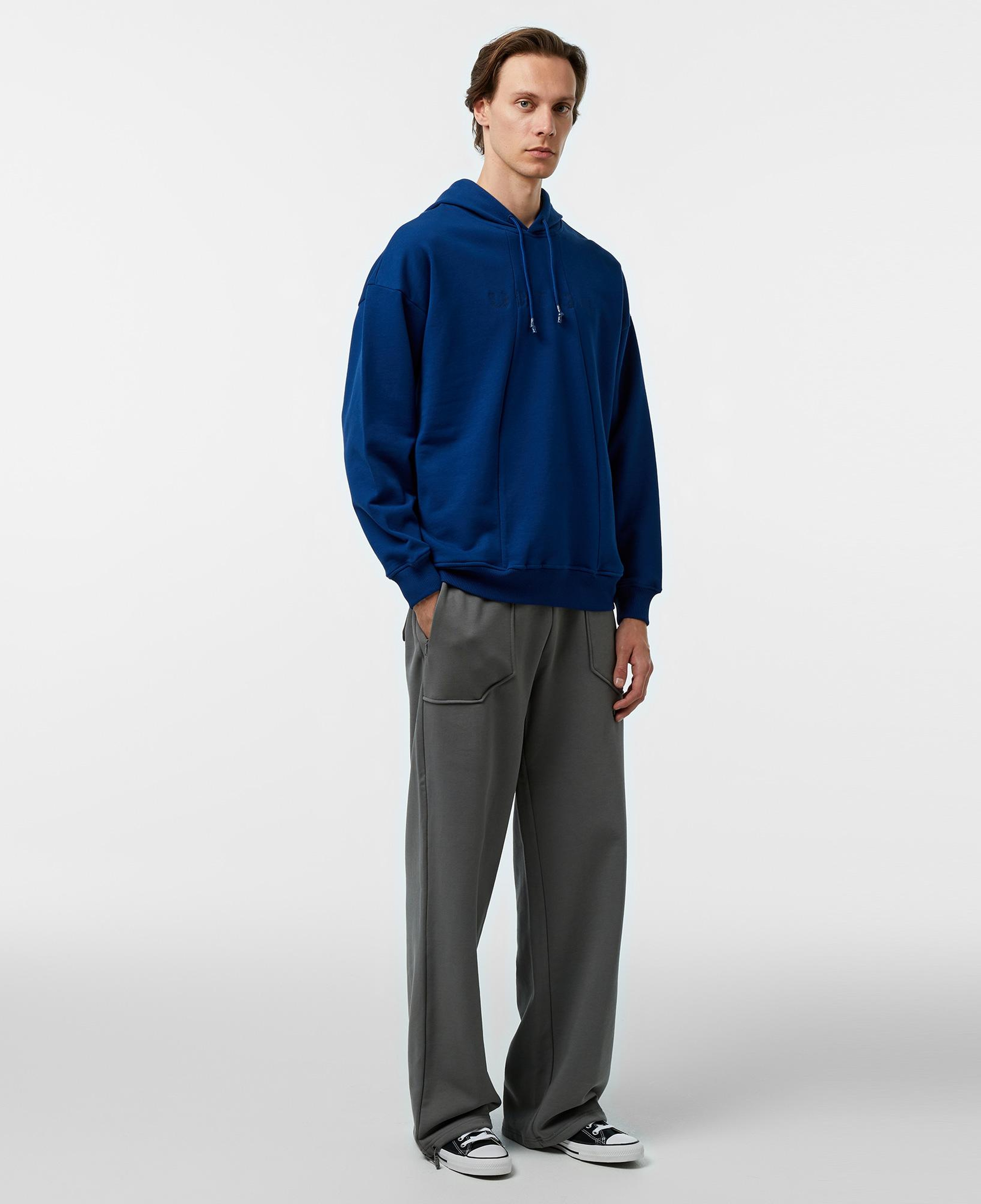 UNITED4 Pieces Erkek Mavi Hoodie