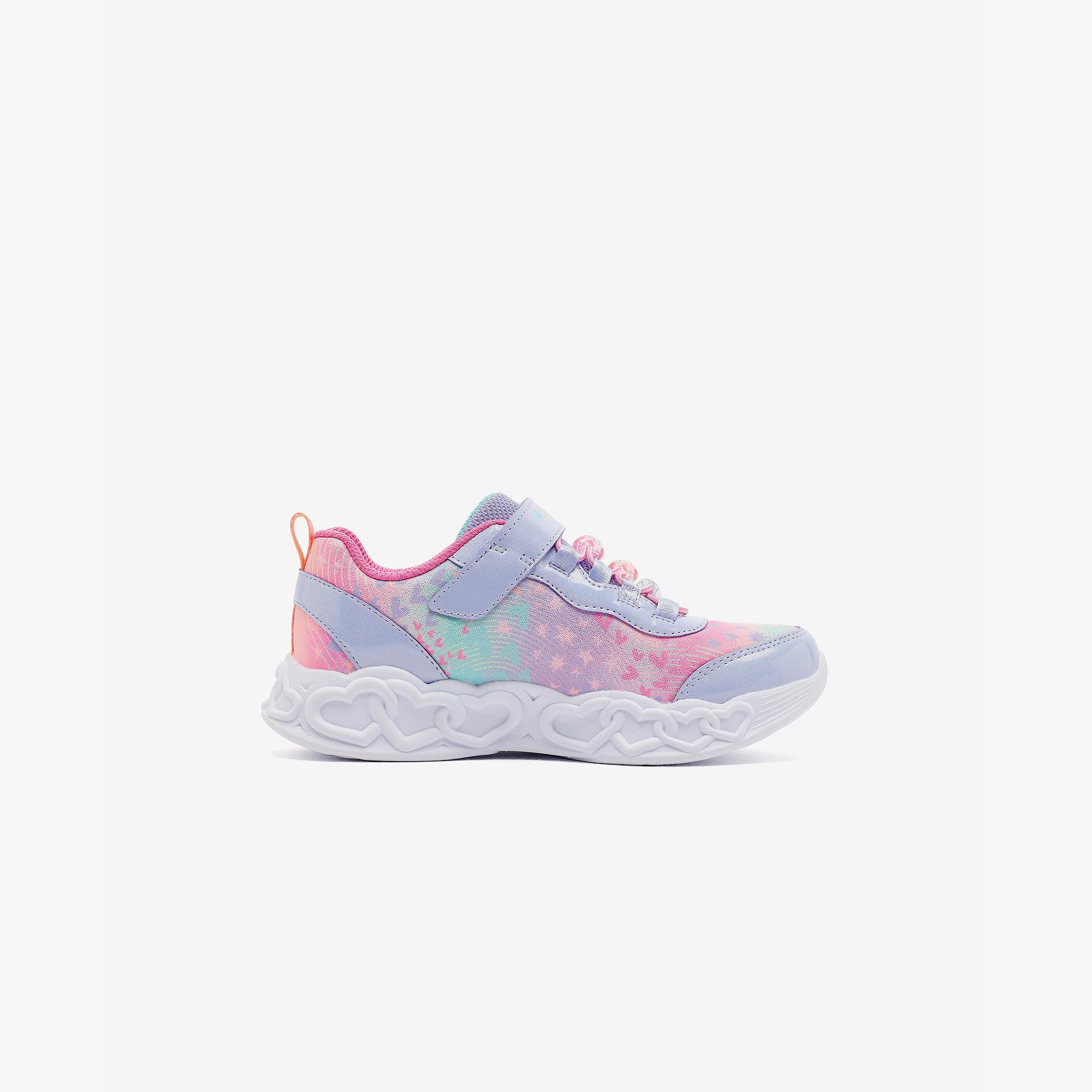 Skechers Infınite Heart Lights Çocuk Mor Spor Ayakkabı