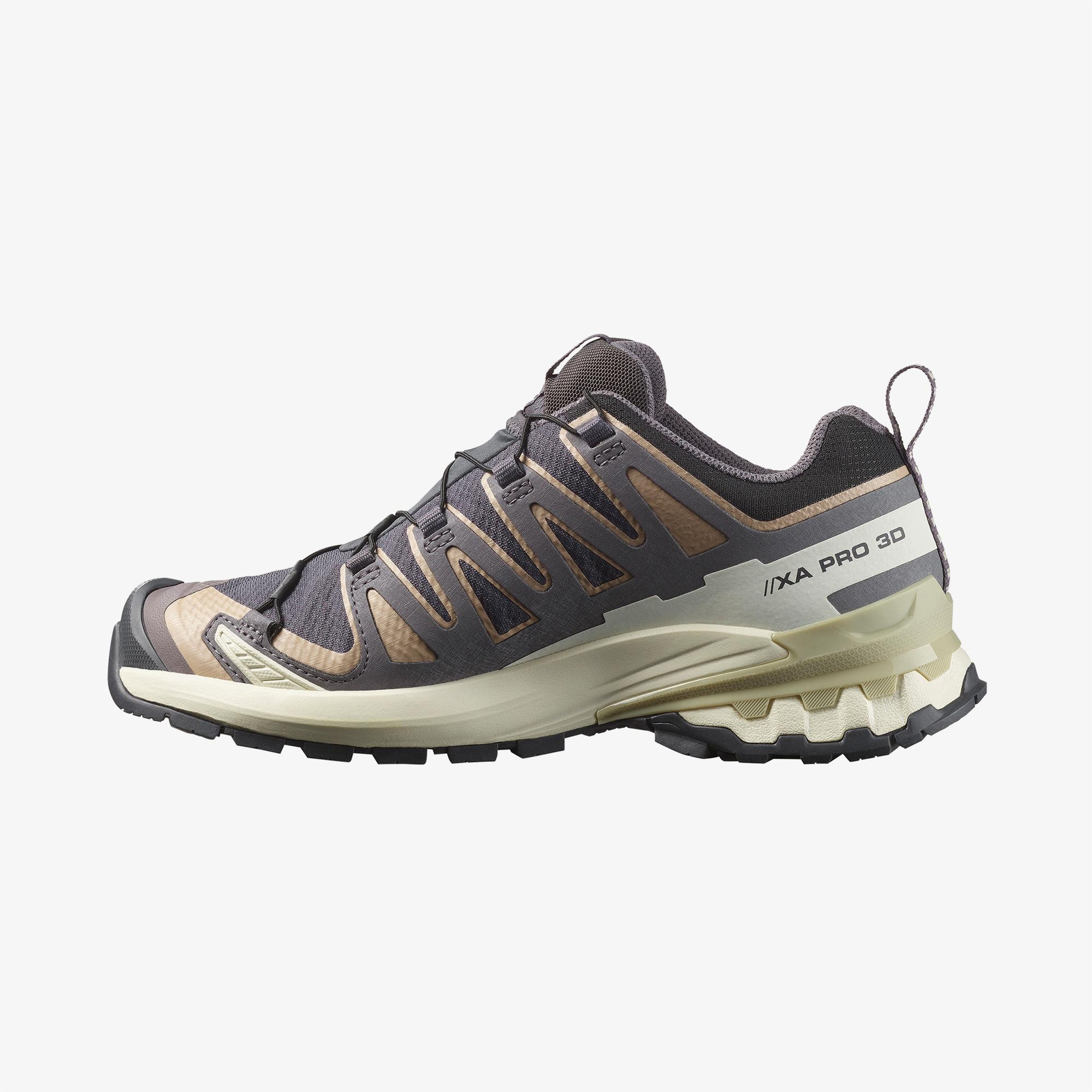 Salomon Xa Pro 3D V9 Gore-Tex Kadın Krem Outdoor Ayakkabı