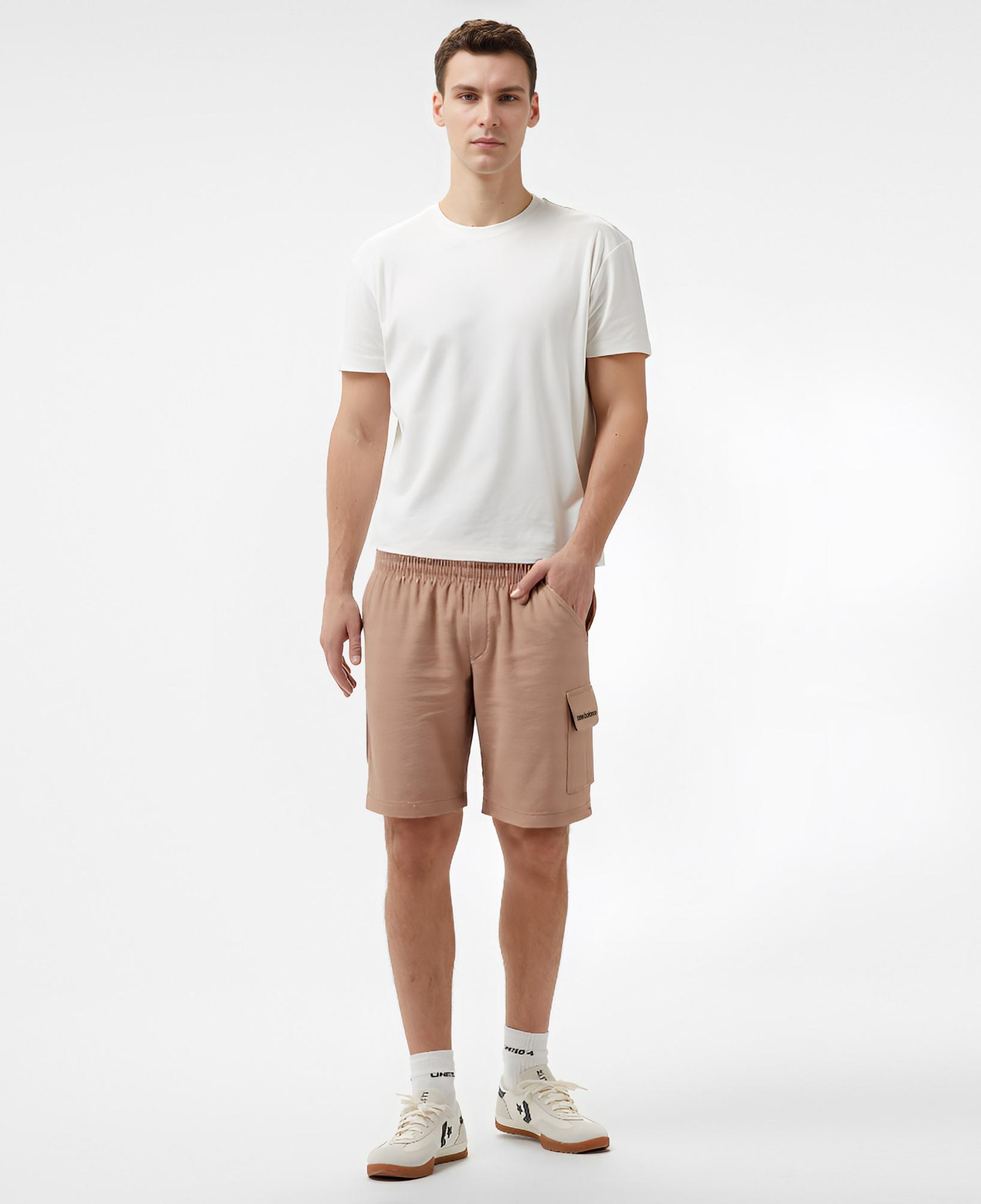 New Balance Lifestyle Erkek Bej Şort