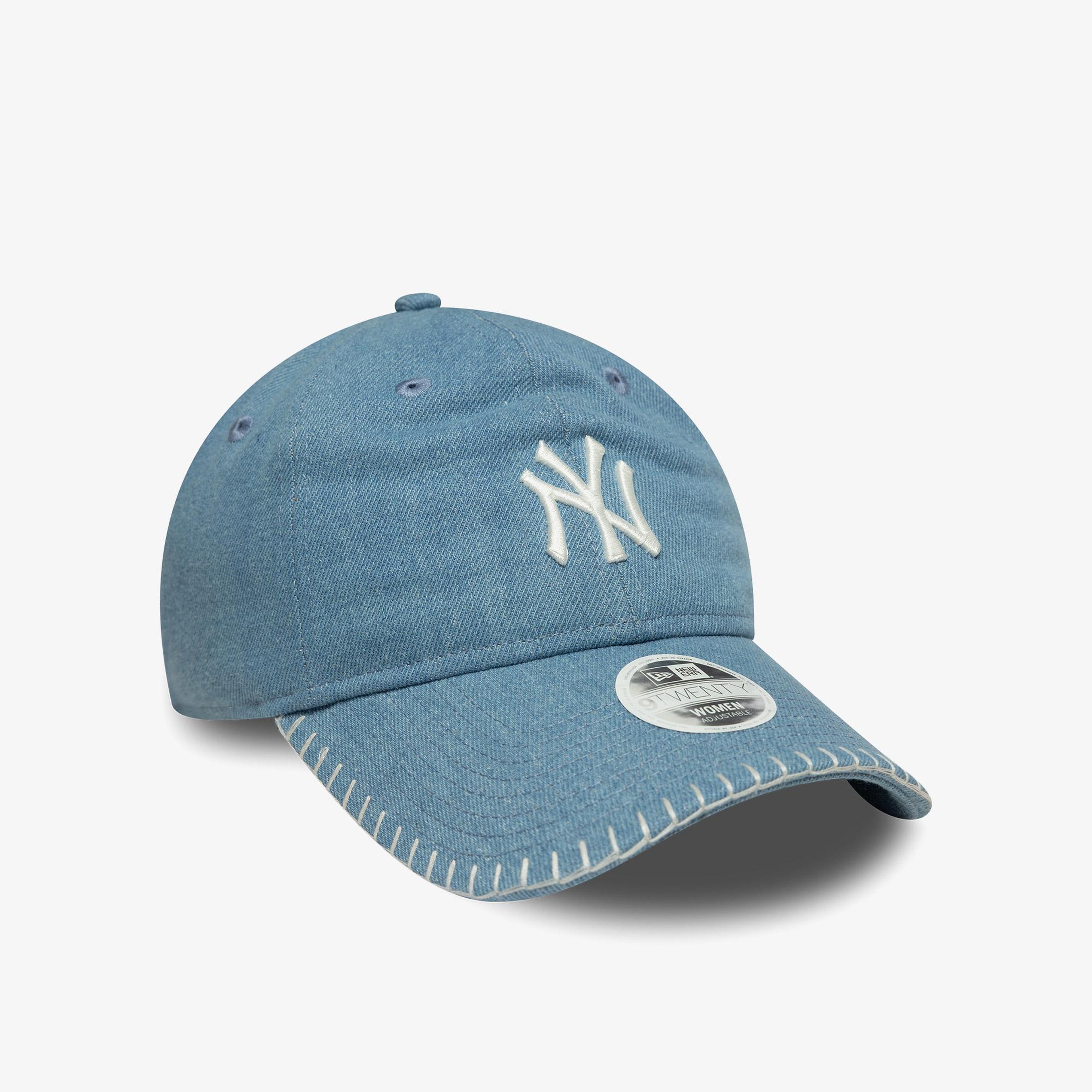 New Era Denim Stitch 9Twenty Neyyan  Pab Kadın Mavi Şapka