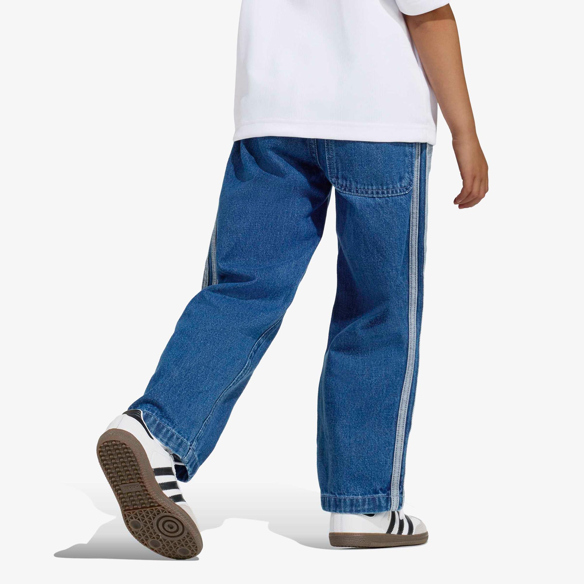 adidas Firebird Denim Çocuk Mavi Pantolon