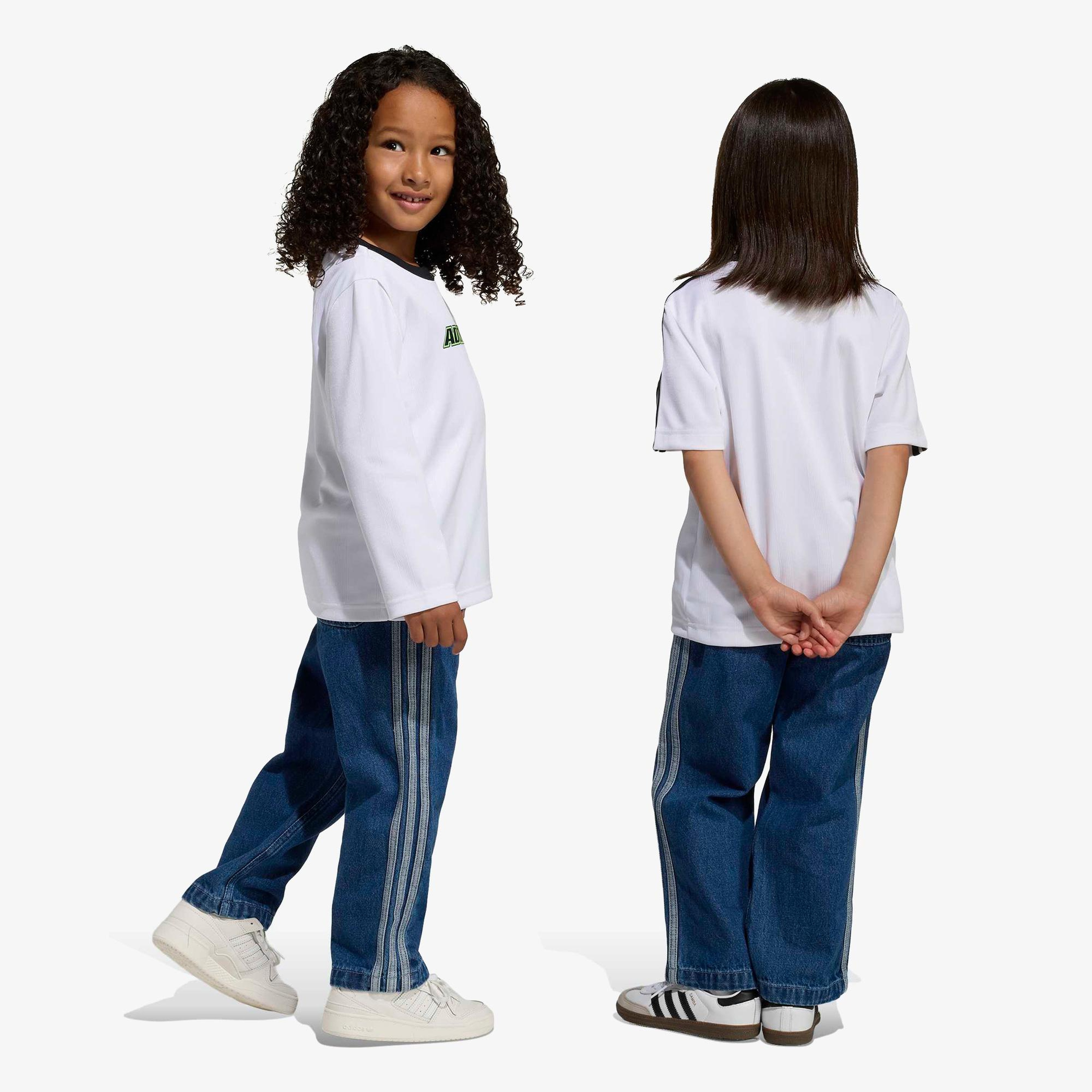 adidas Firebird Denim Çocuk Mavi Pantolon