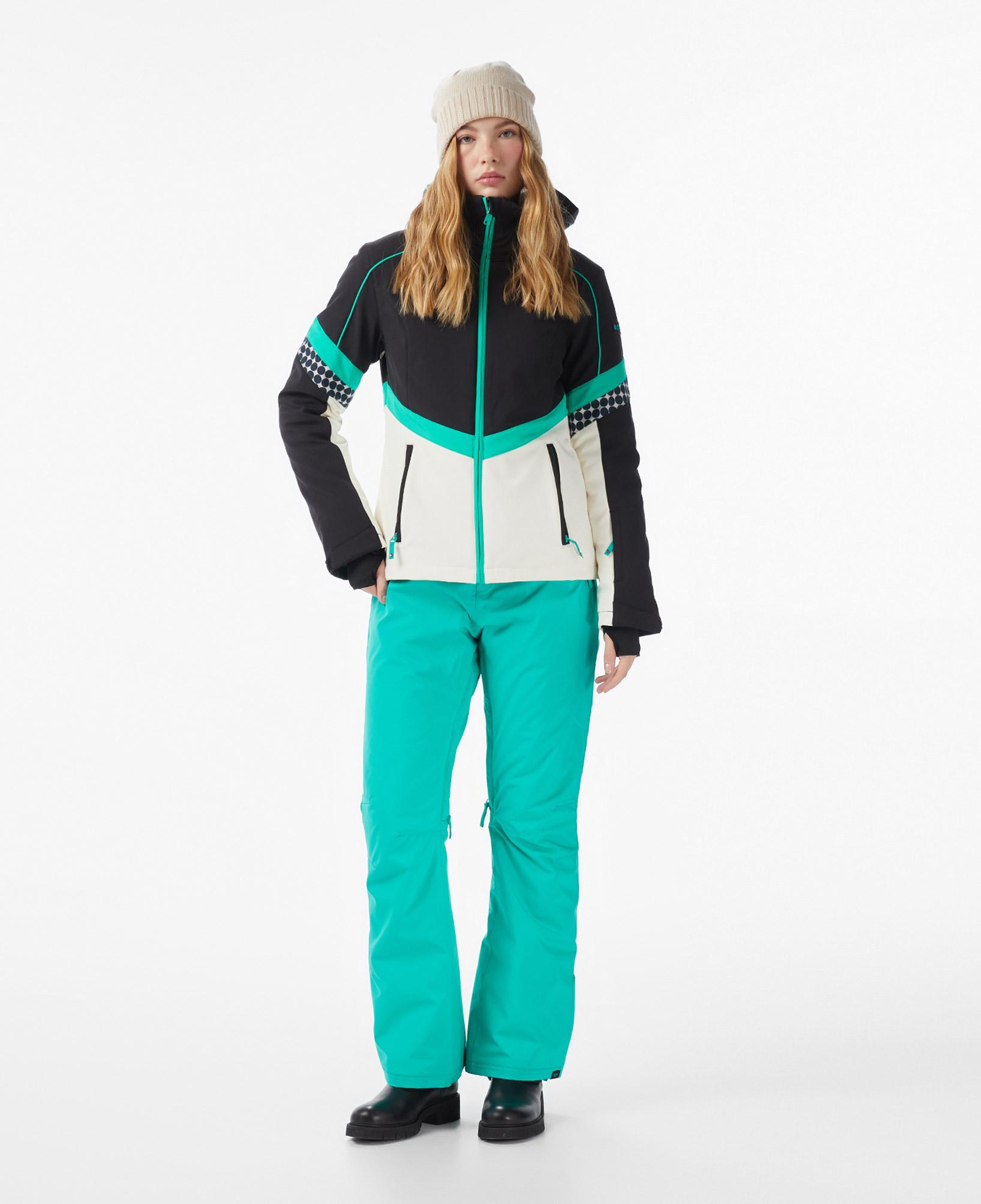Roxy Peak Chic Softshell Kadın Gri Kayak Montu