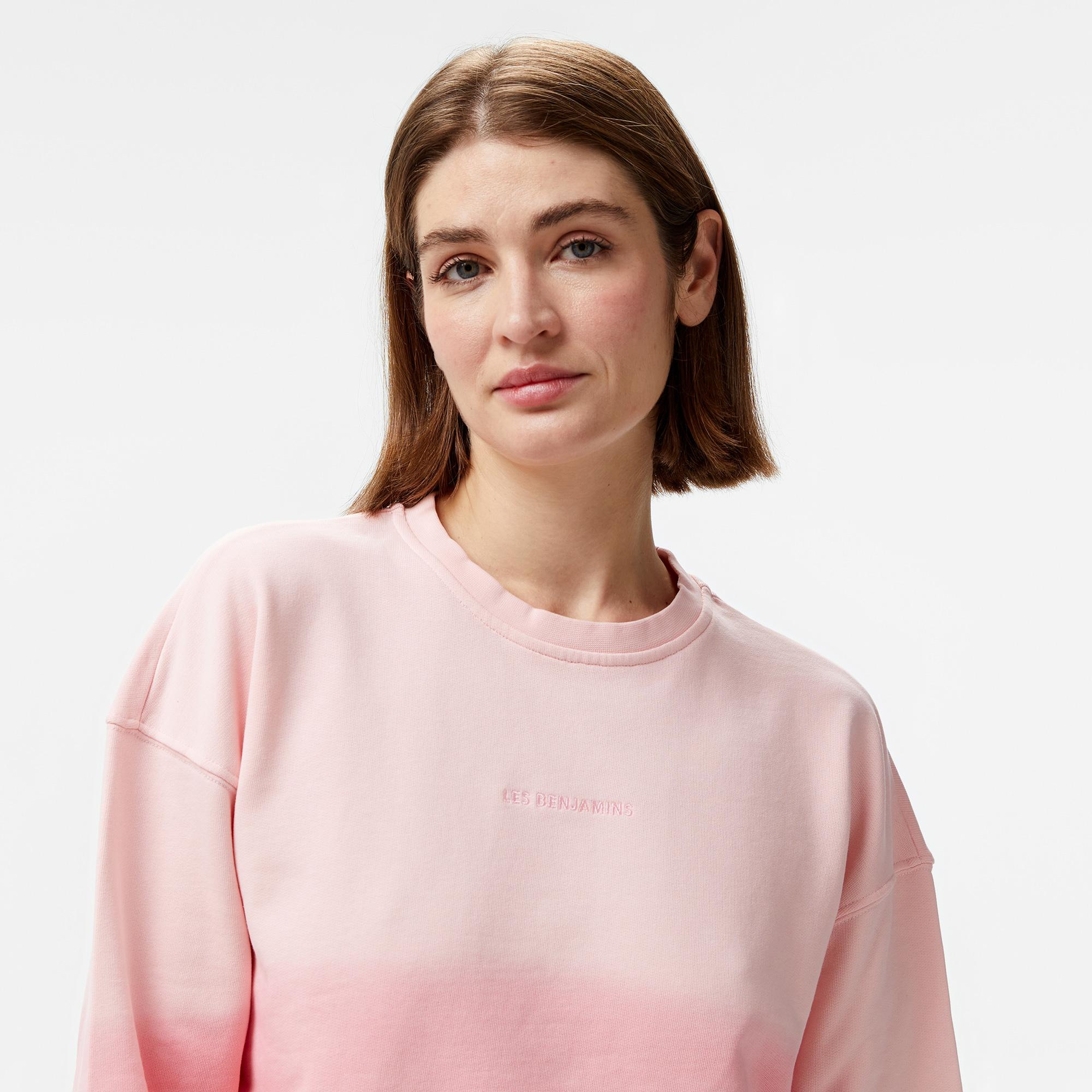 Les Benjamins 304 Kadın Pembe Sweatshirt