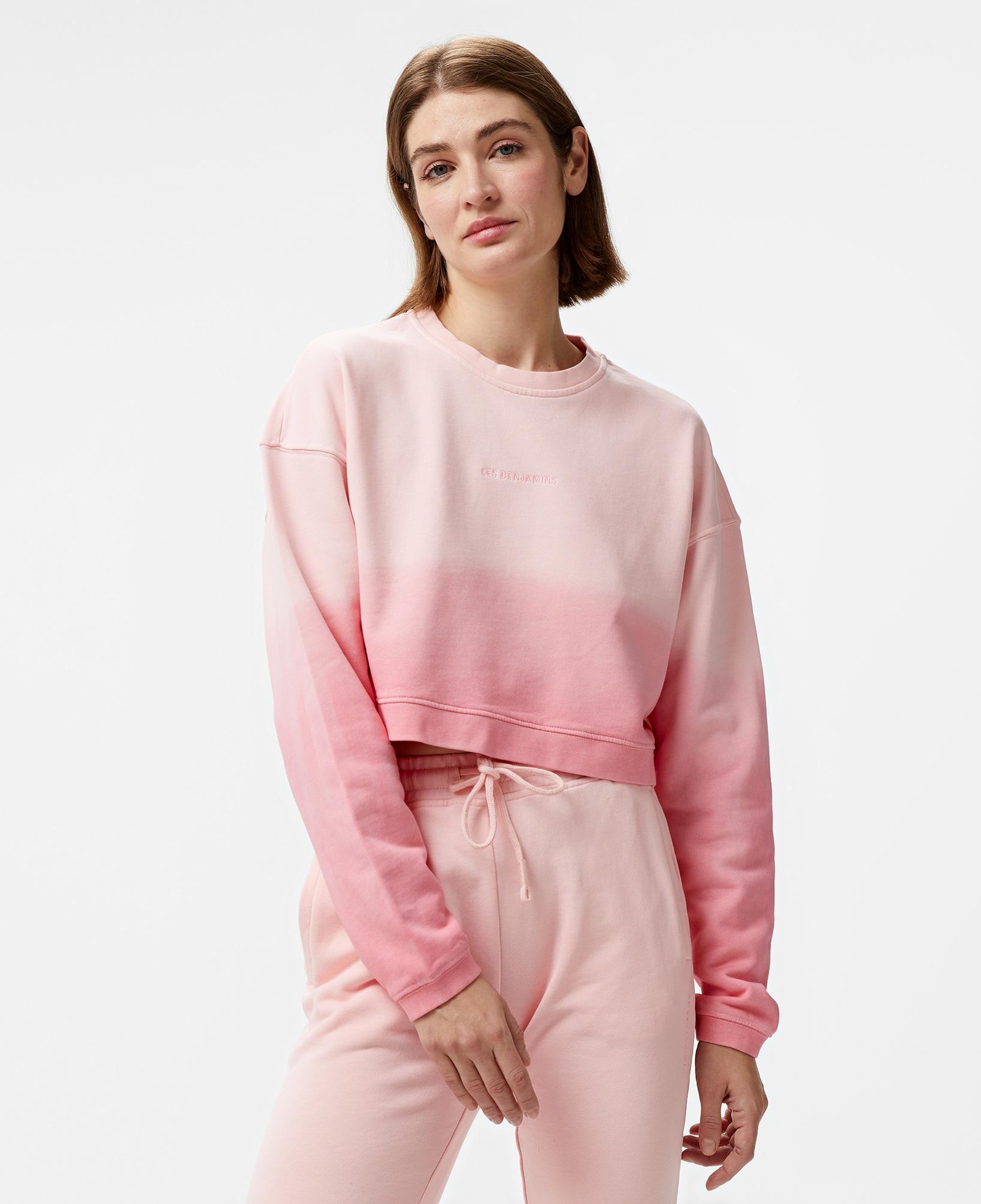 Les Benjamins 304 Kadın Pembe Sweatshirt