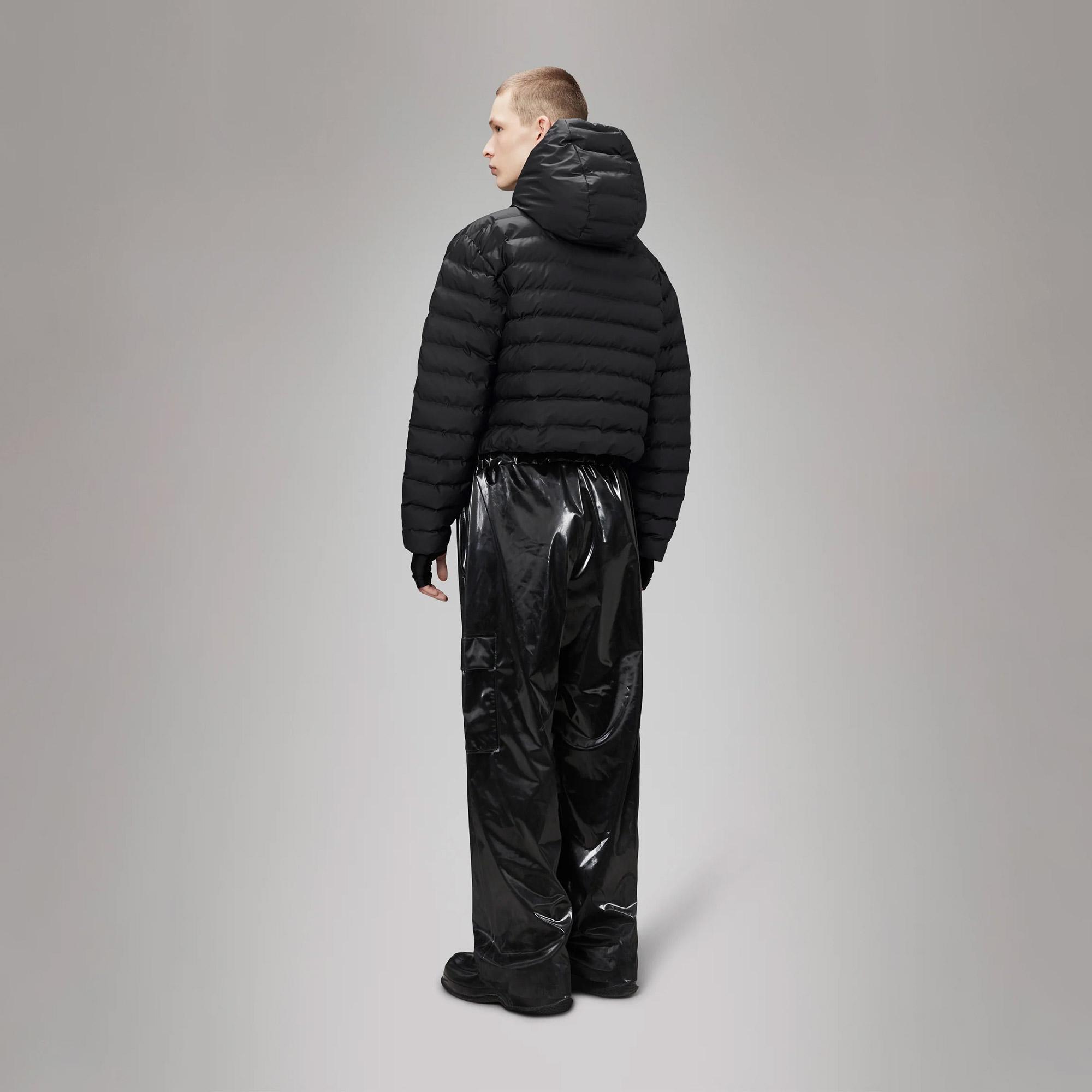 Rains Lohja Puffer W3T2 Erkek Siyah Mont