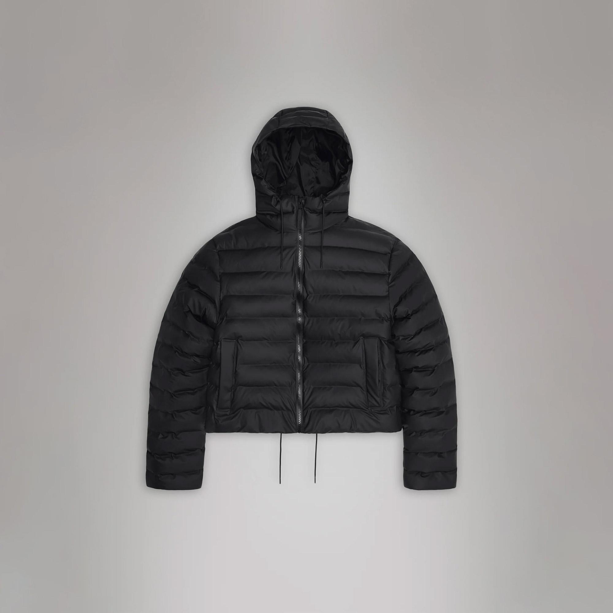 Rains Lohja Puffer W3T2 Erkek Siyah Mont