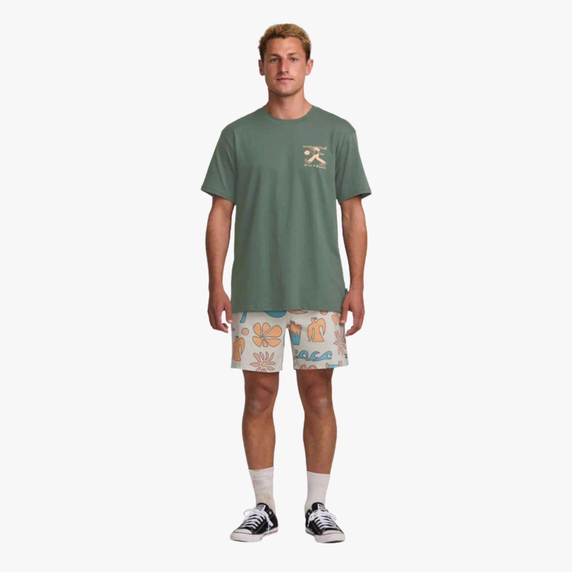 Billabong Together Premium SS Erkek Yeşil T-Shirt