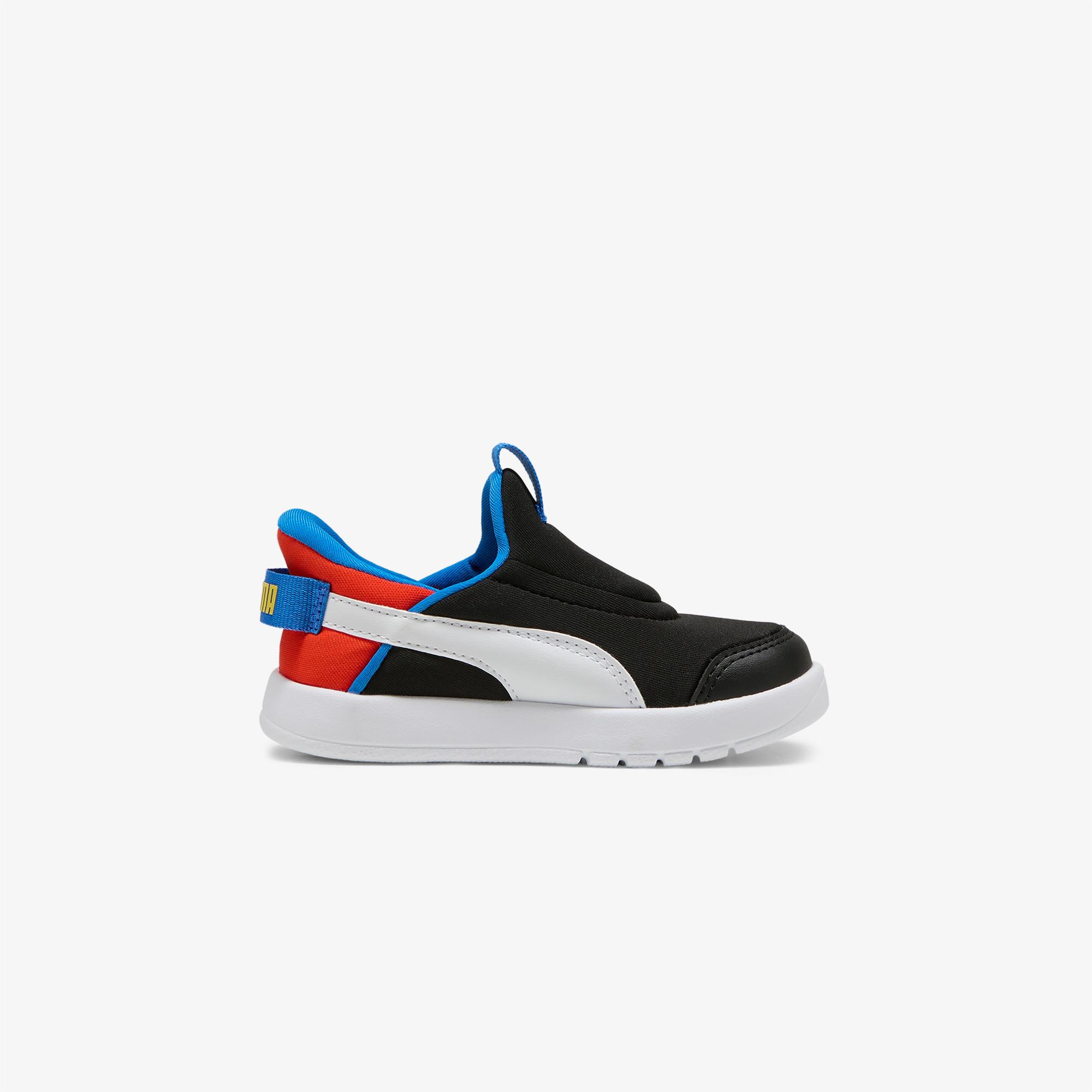 Puma Courtflex V3 Sliptech Çocuk Siyah Spor Ayakkabı