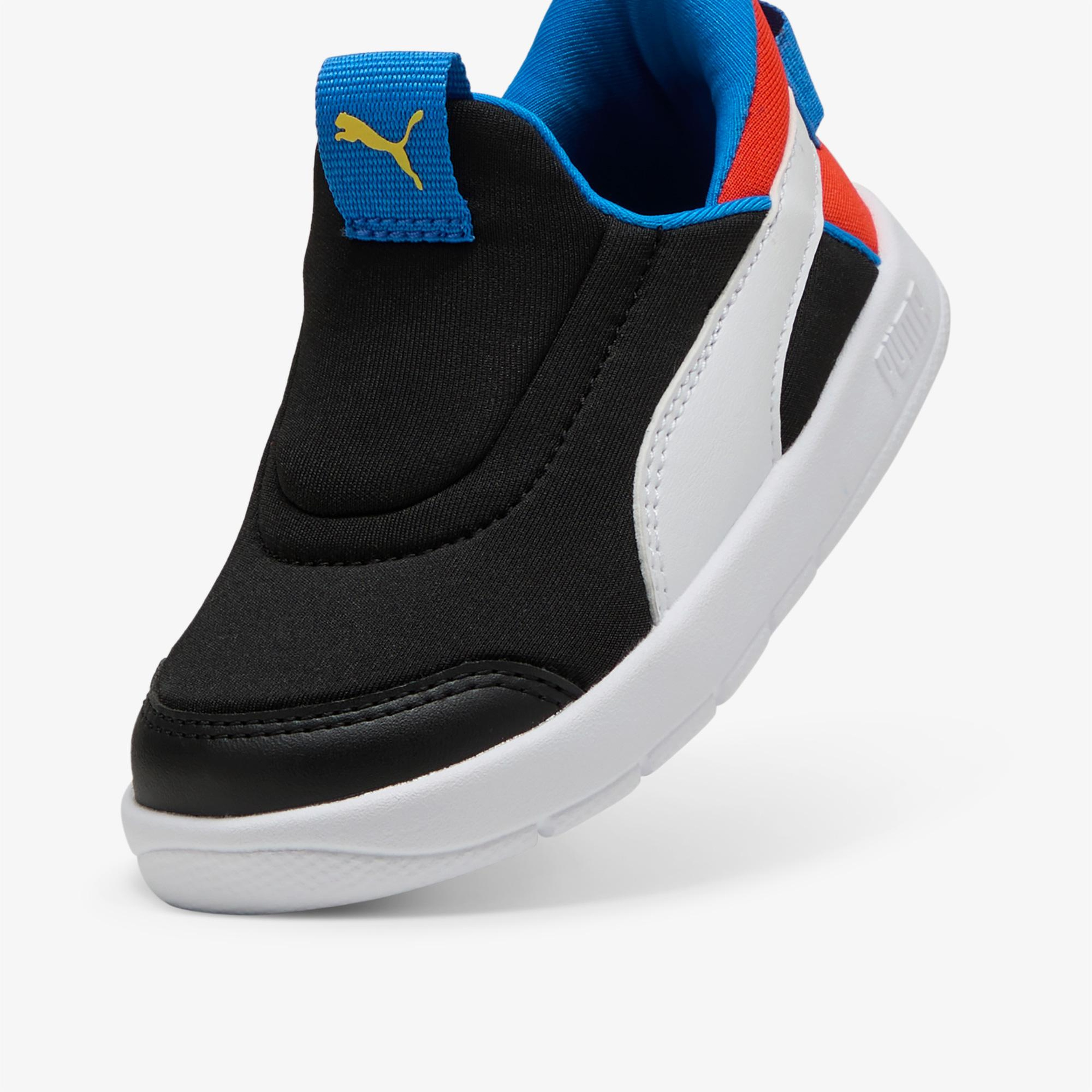 Puma Courtflex V3 Sliptech Çocuk Siyah Spor Ayakkabı