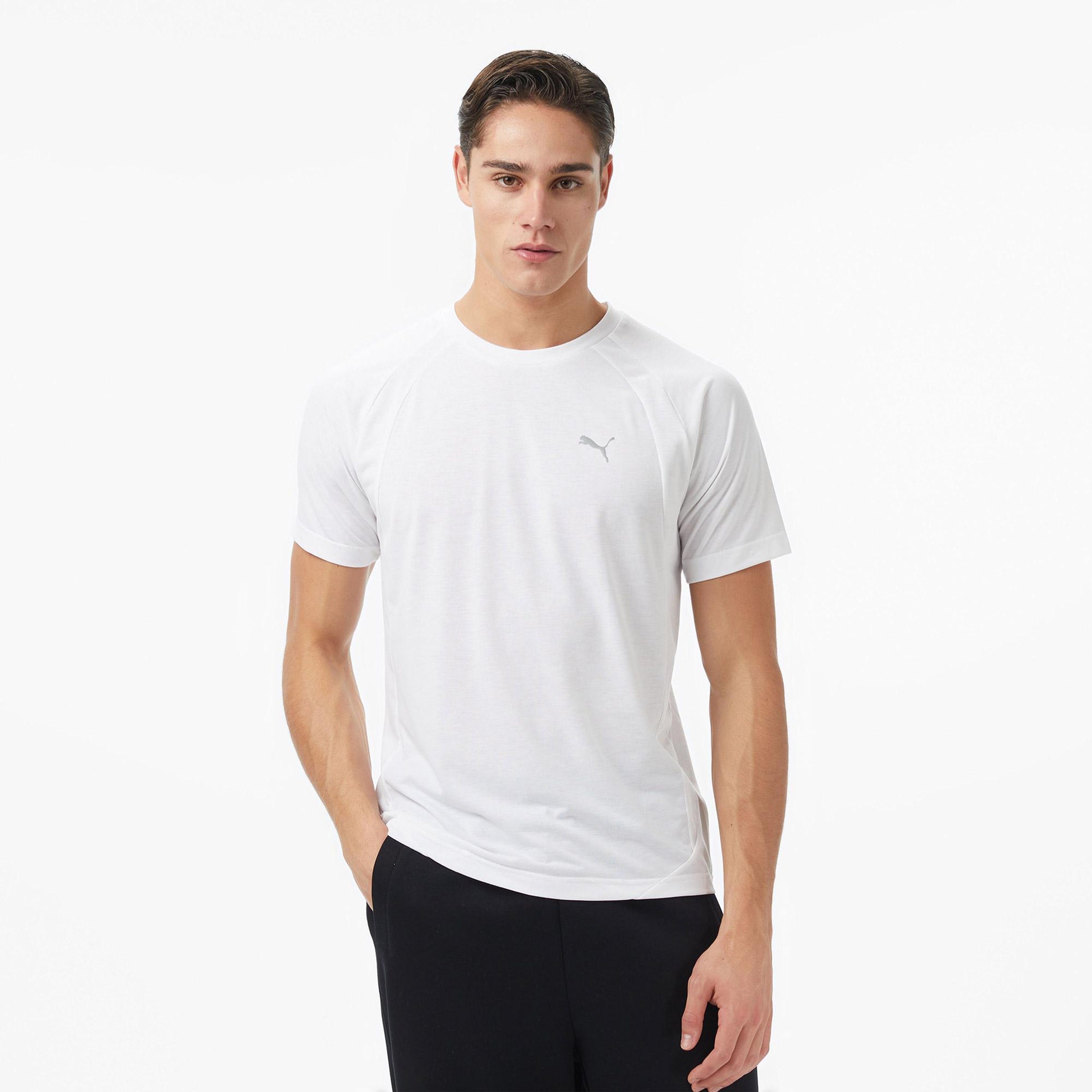 Puma Evostrıpe  Erkek Beyaz T-Shirt
