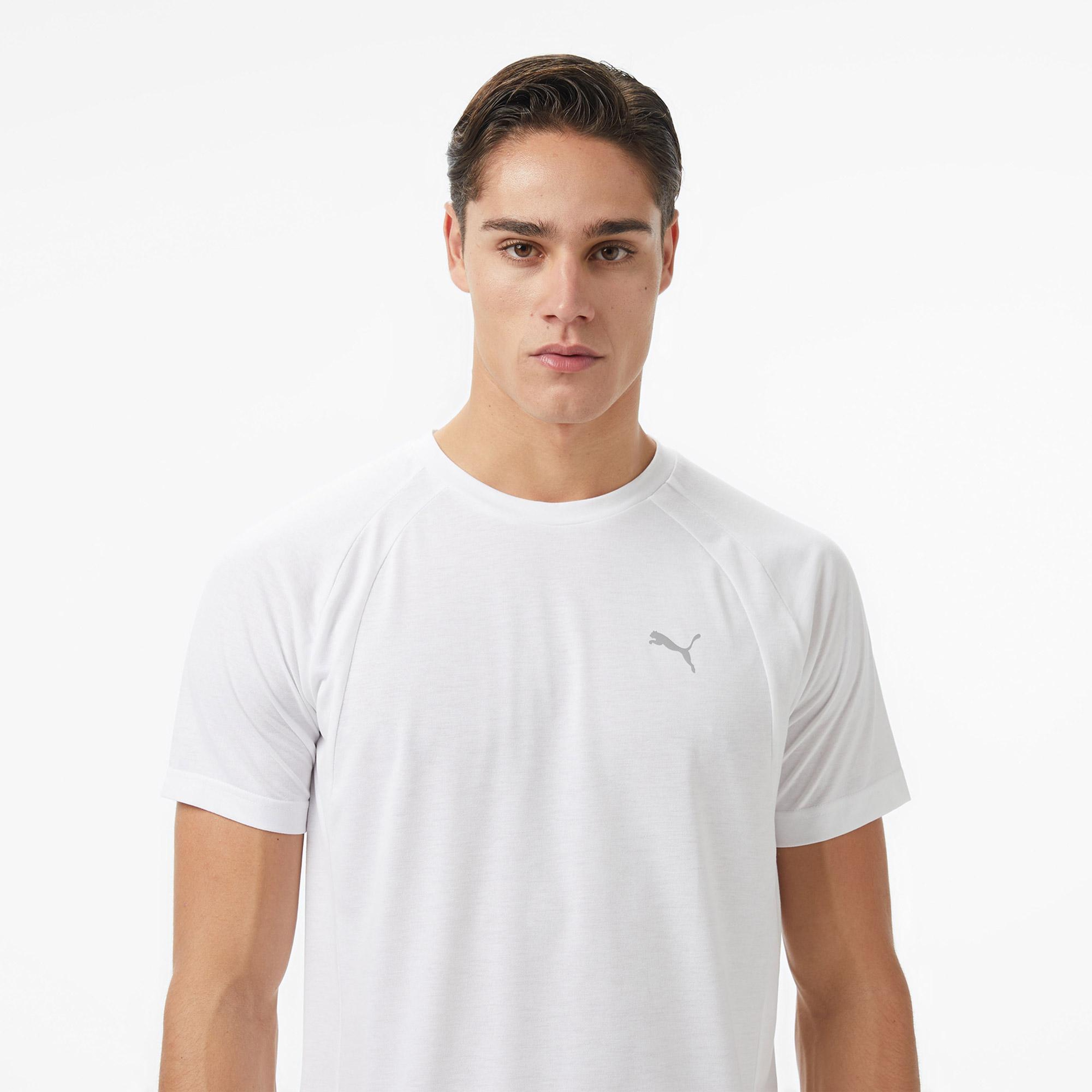 Puma Evostrıpe  Erkek Beyaz T-Shirt