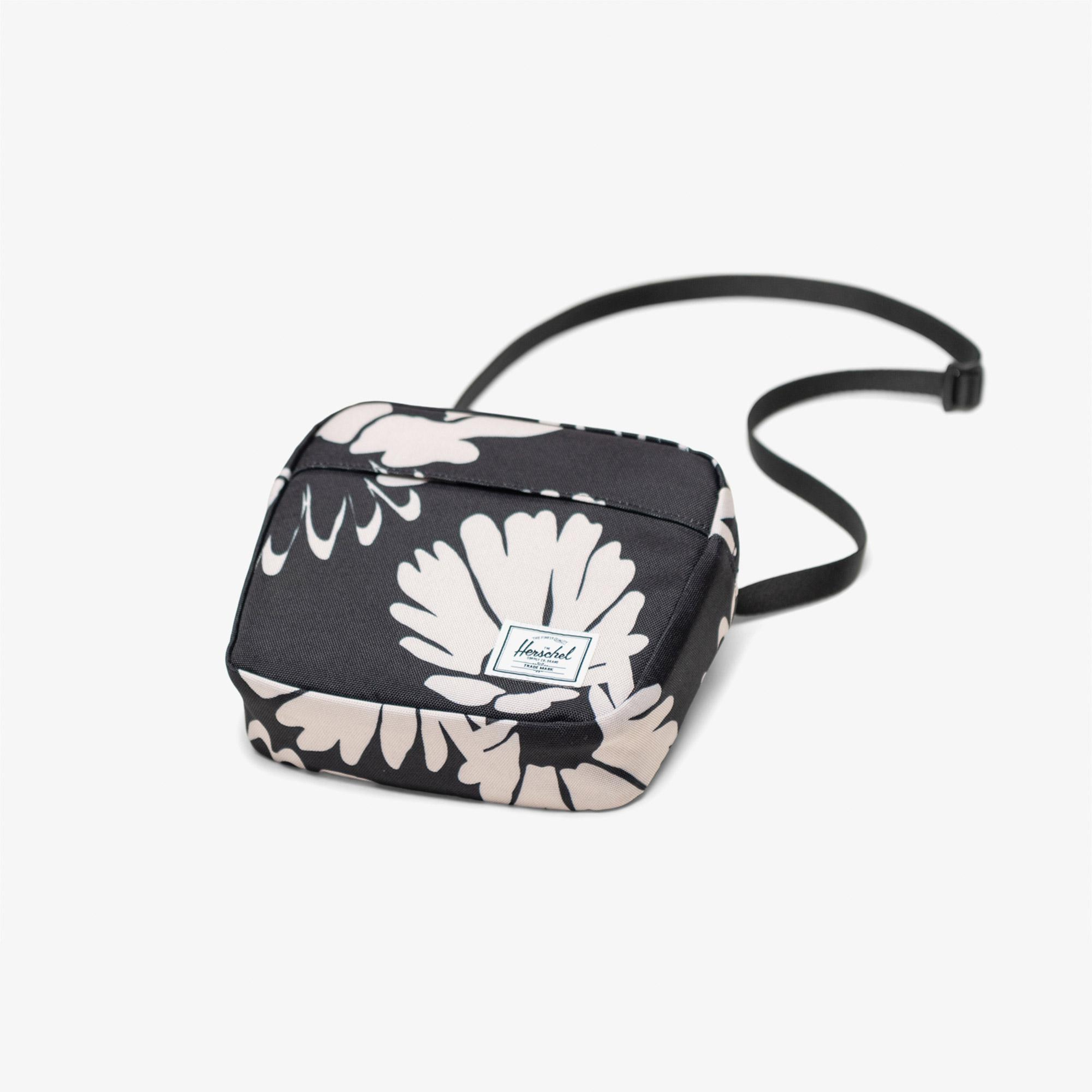 Herschel Classic Floral Unisex Siyah Omuz Çantası
