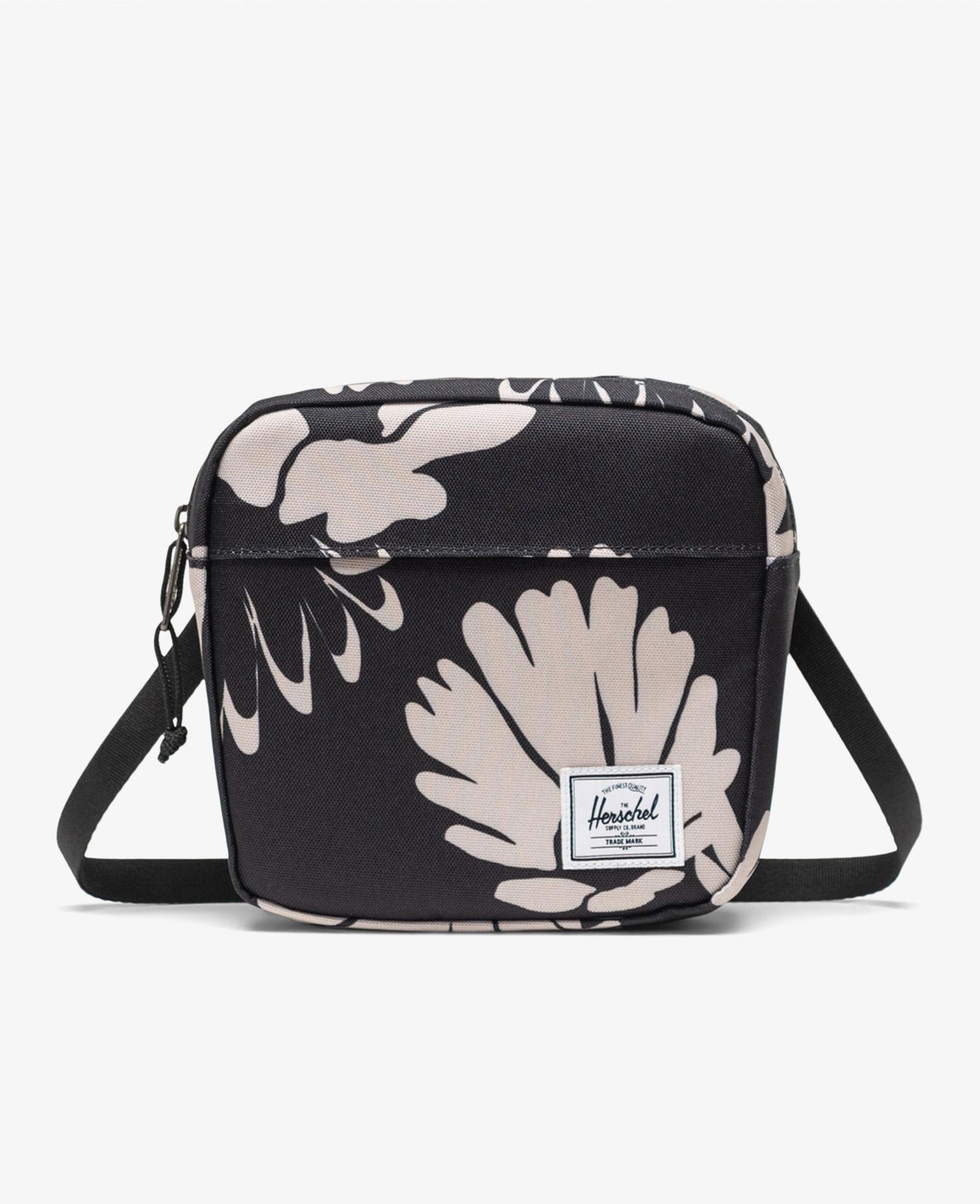 Herschel Classic Floral Unisex Siyah Omuz Çantası
