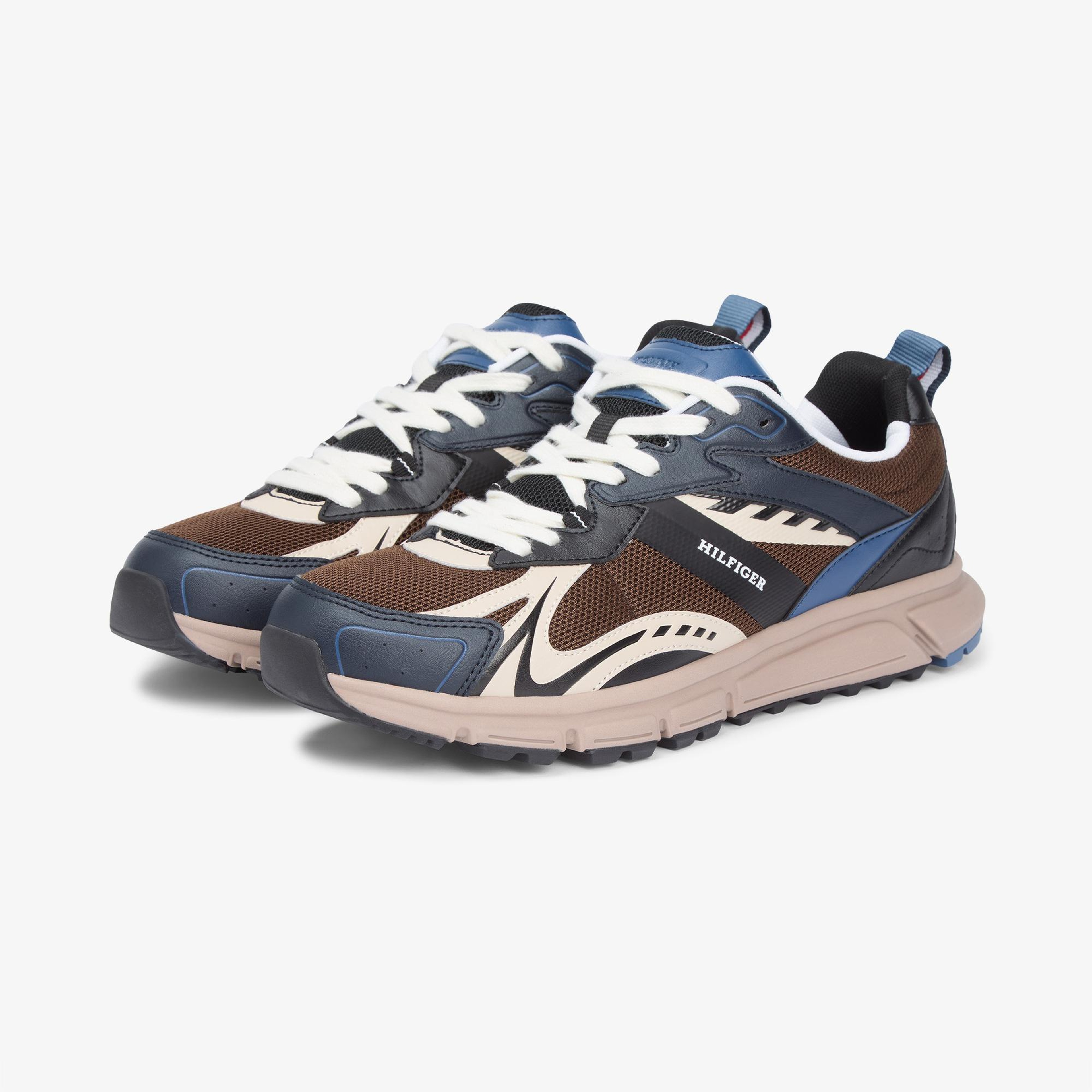 Tommy Hilfiger Tech Mix Erkek Kahverengi Spor Ayakkabı