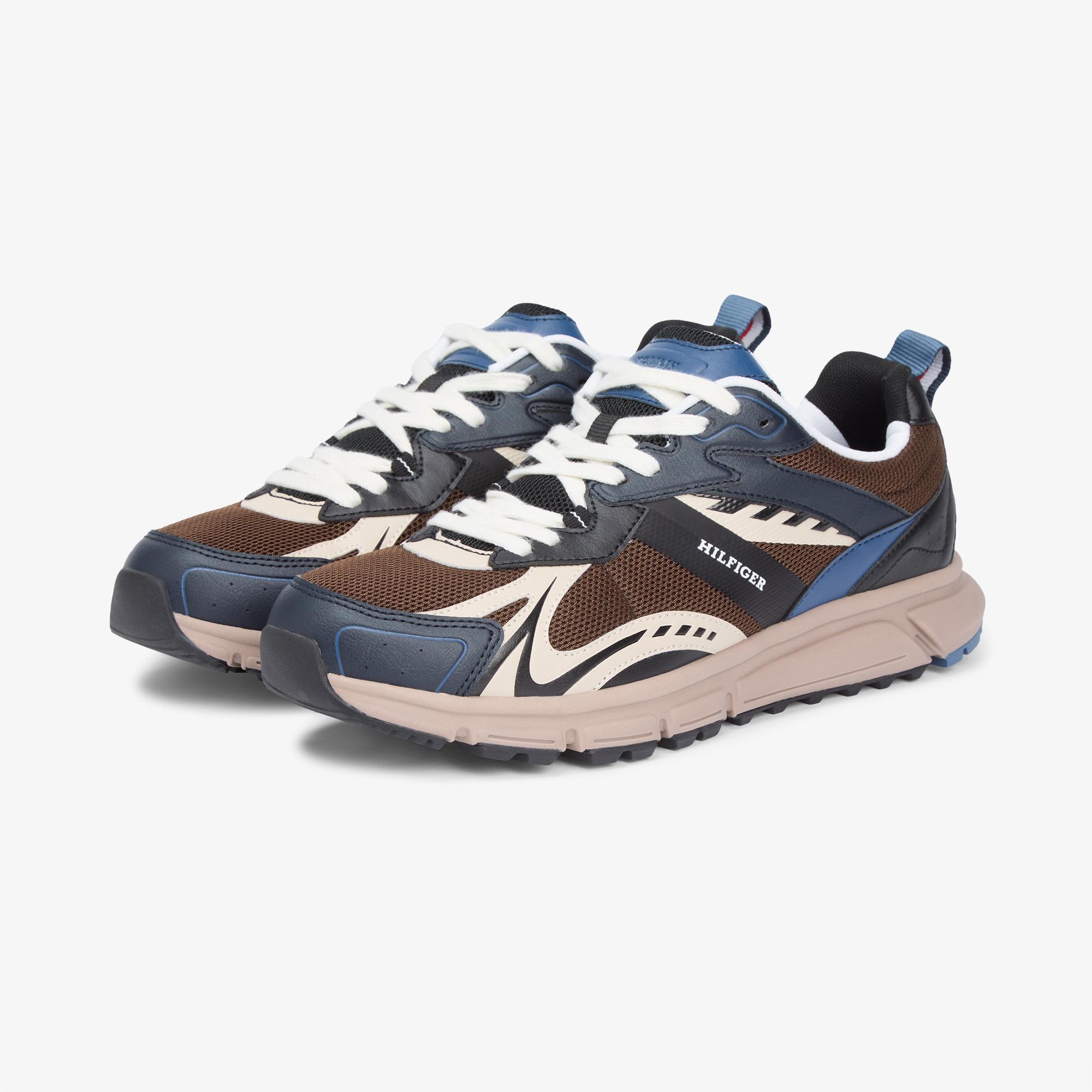 Tommy Hilfiger Tech Mix Erkek Kahverengi Spor Ayakkabı