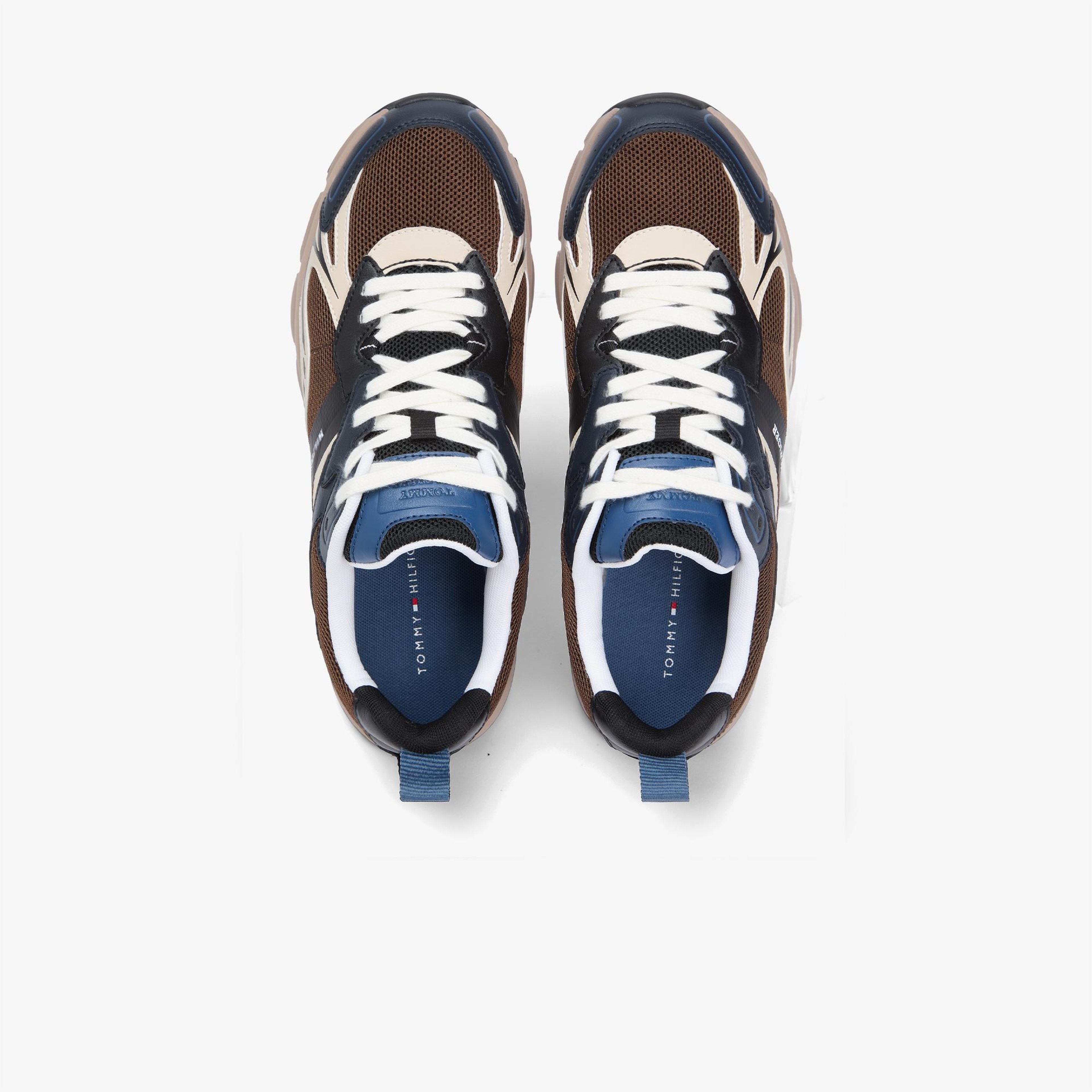 Tommy Hilfiger Tech Mix Erkek Kahverengi Spor Ayakkabı
