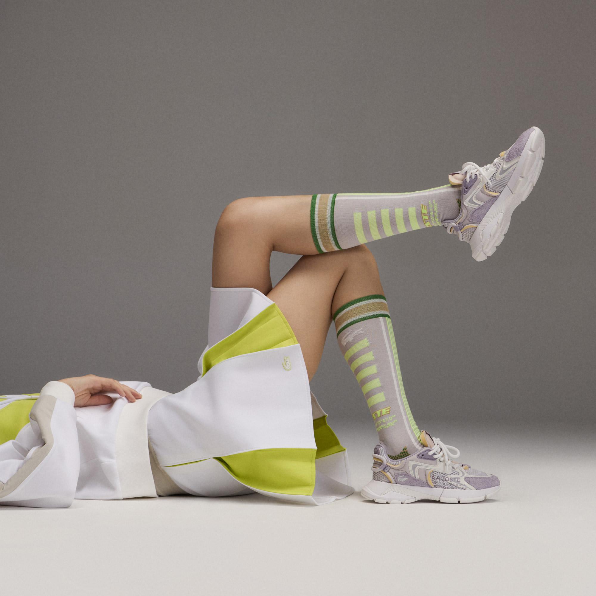 Lacoste L003 Neo Kadın Mor Sneaker