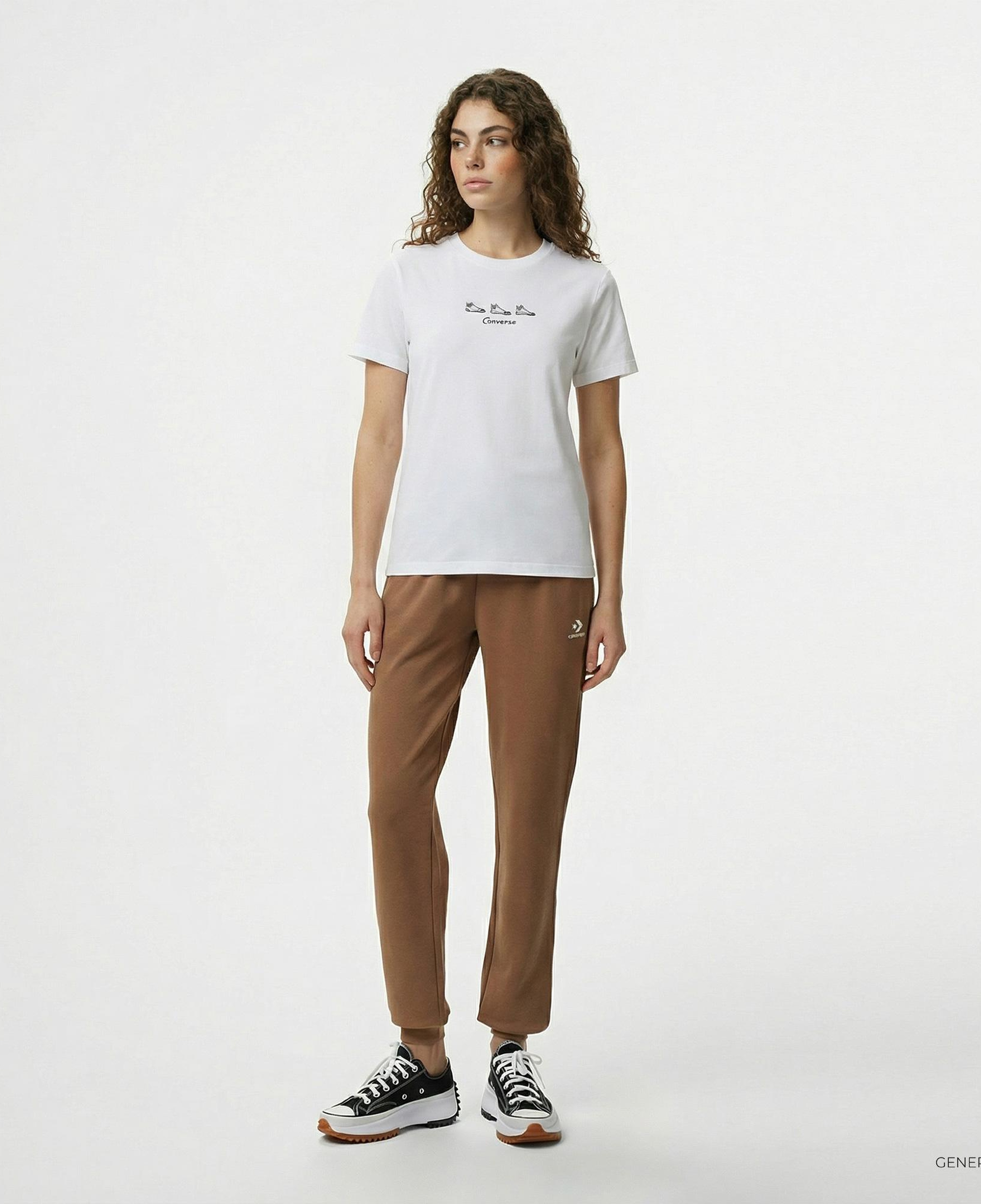 Converse Kadın Beyaz T-Shirt