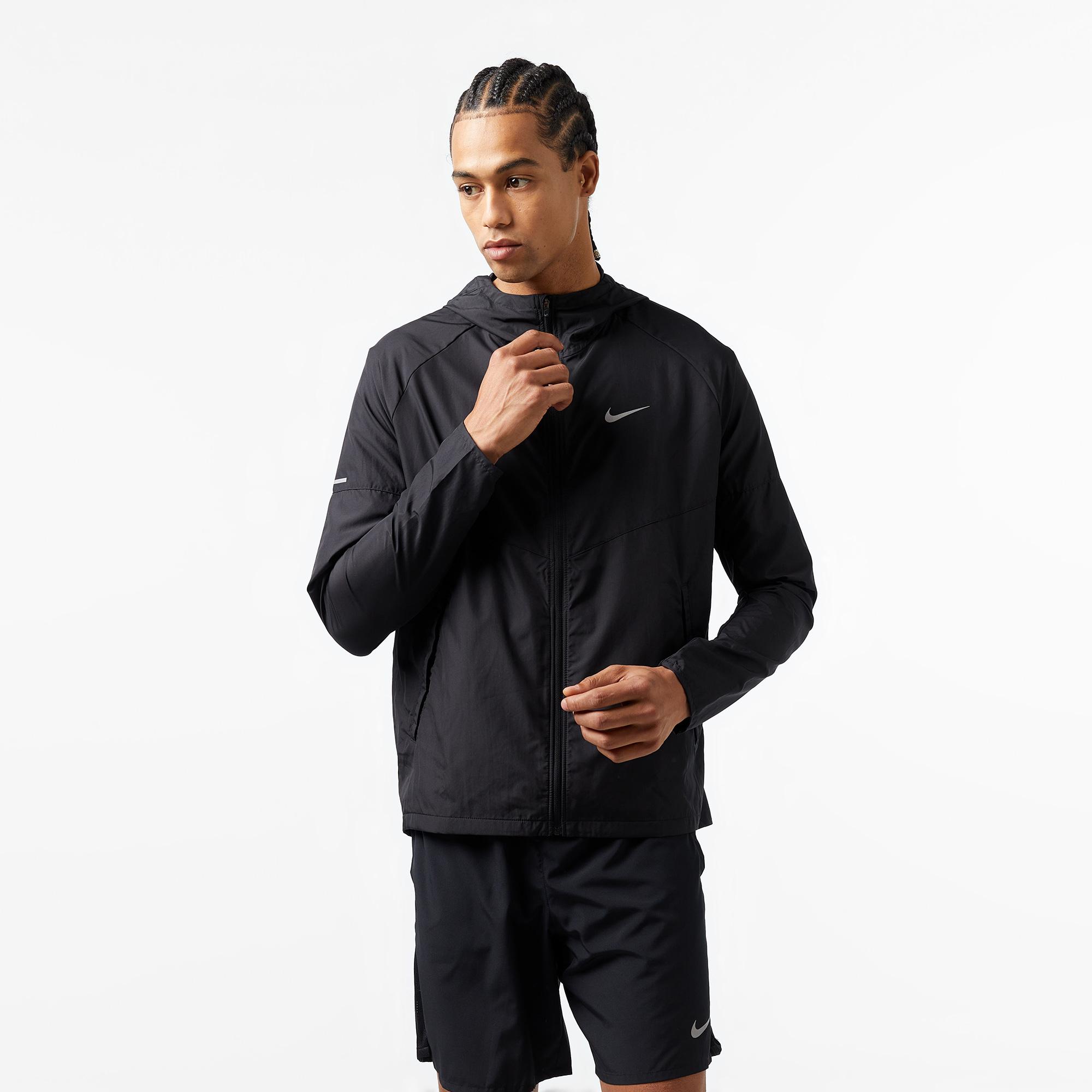 Nike Repel Miler Erkek Siyah Rüzgarlık