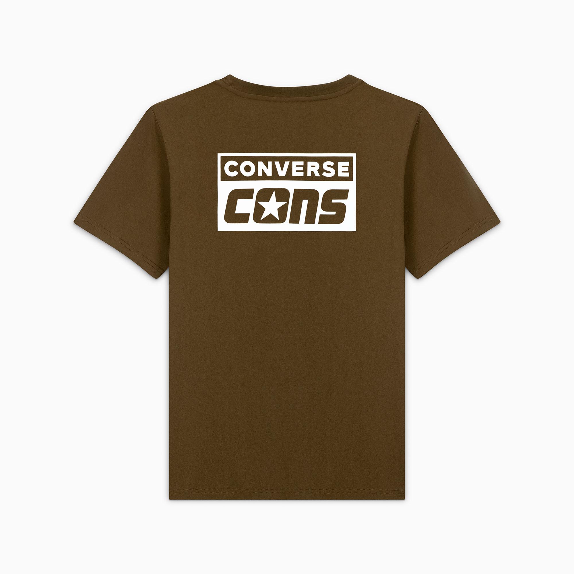 Converse Grafik Baskılı Erkek Yeşil T-Shirt