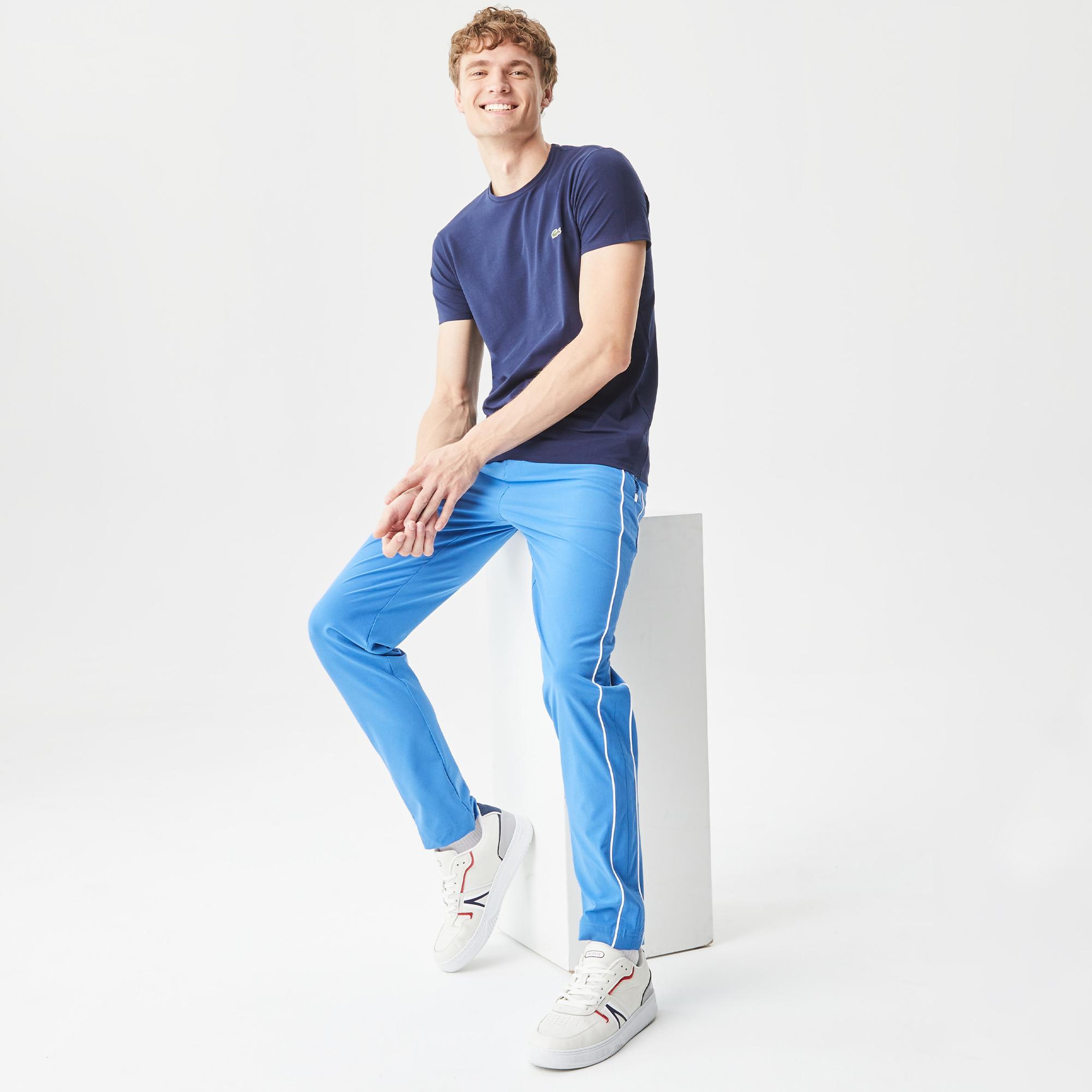 Lacoste Erkek Slim Fit Bisiklet Yaka Lacivert T-Shirt